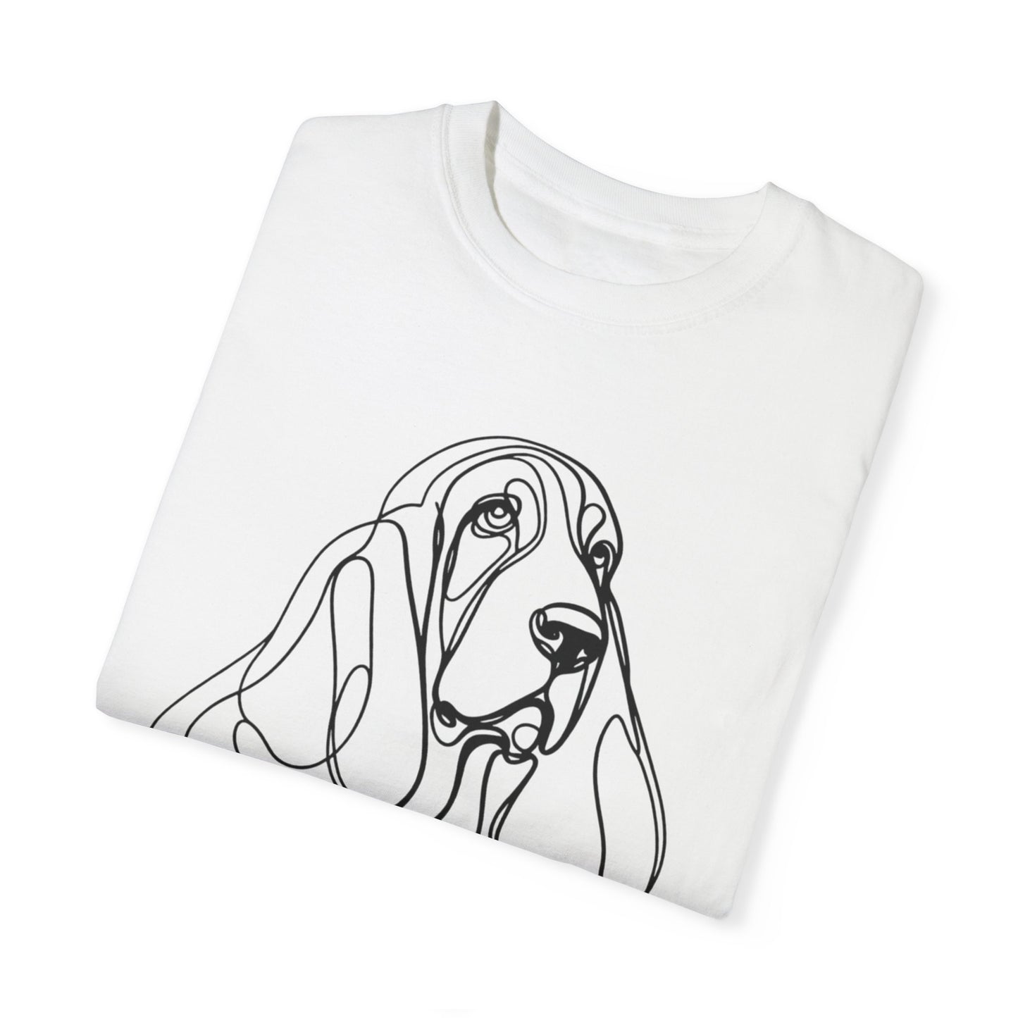 π Low & Loyal β Basset Hound Line Art Tee β Perfect for Dog Lovers