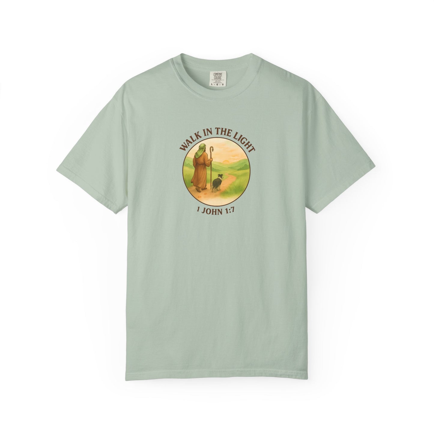 Walk in the light T-Shirt, Casual Fashion Tee, Motivational Gift, Unisex Graphic Tee, Perfect for Gifts and Celebrations