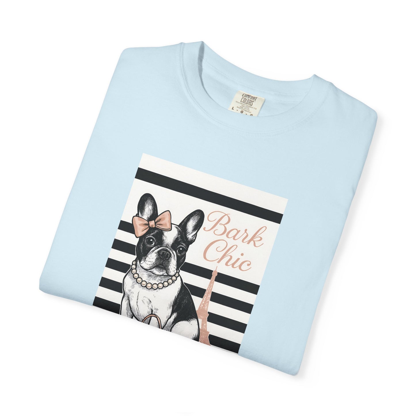 Chic Dog Lover T-shirt, Bark Chic Tee, Unisex Graphic Shirt, Pet Lover Gift, Comfortable Everyday Wear, Cute Animal Apparel