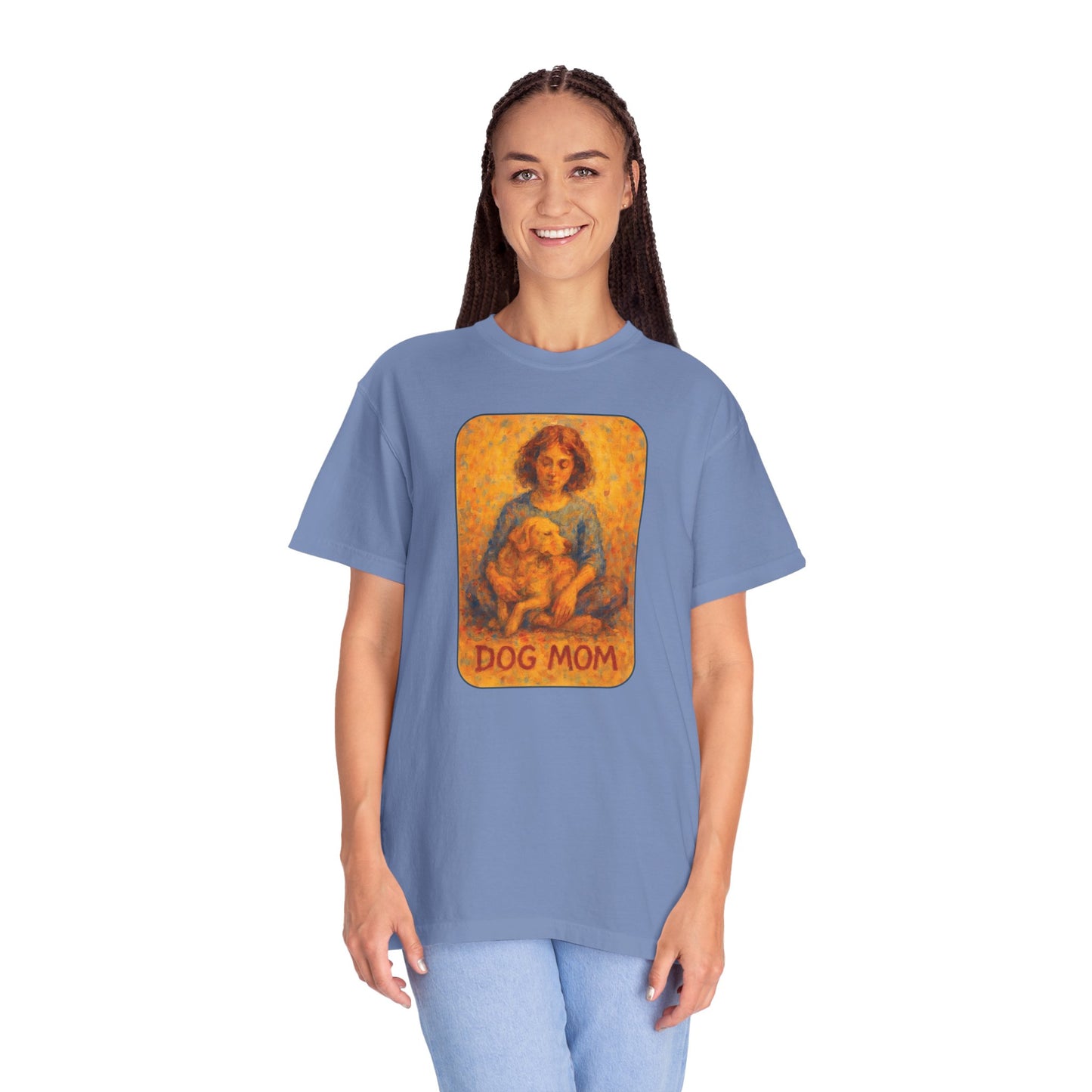 Dog Mom Vintage Style Unisex T-Shirt, Cute Dog Lover Gift, Pet Parent Tee, Casual Wear, Great for Birthdays, Dog Appreciation Day