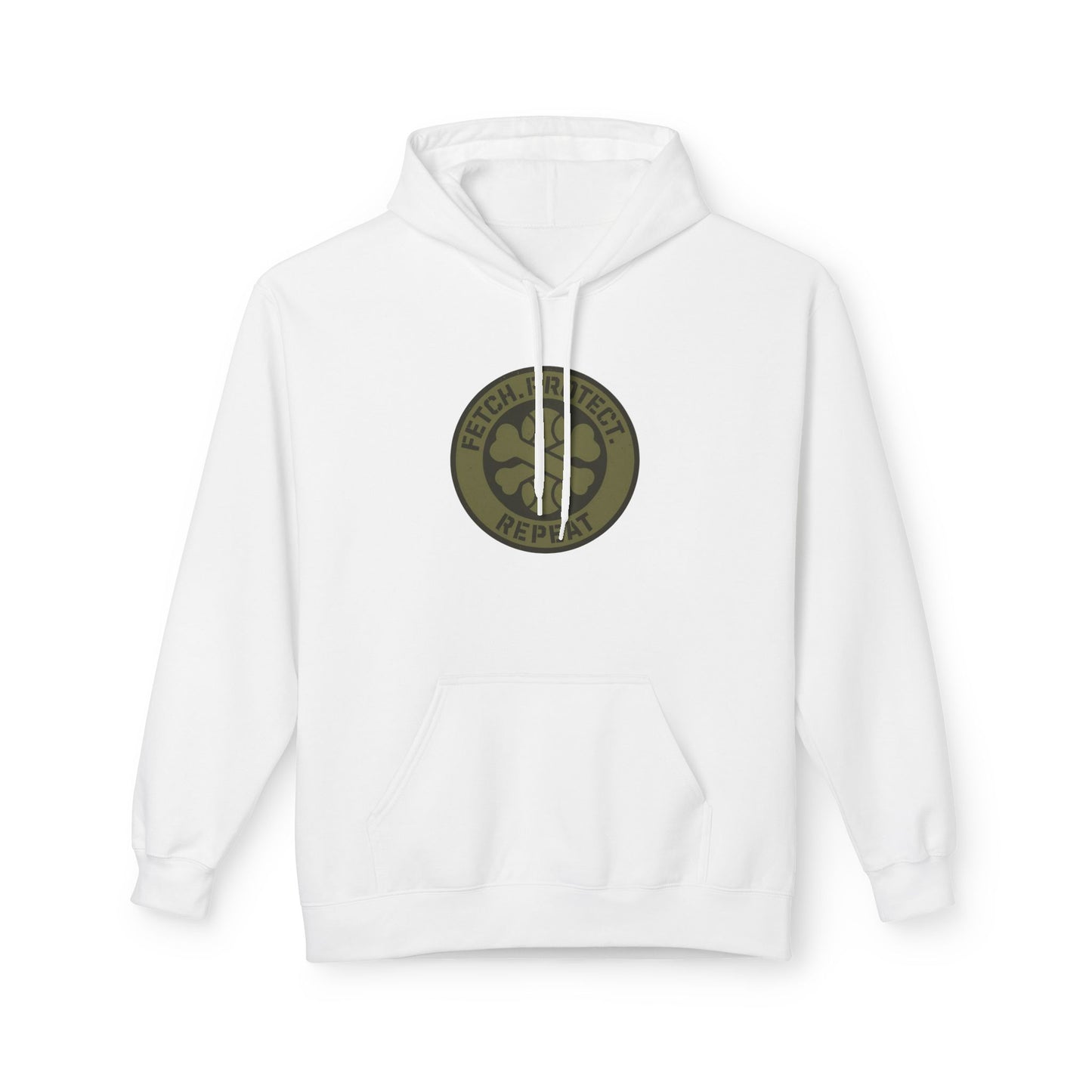 Dog Dad Fleece Hoodie, Unisex Softstyle Hooded Sweatshirt, Perfect Gift for Dog Lovers, Comfortable and Stylish