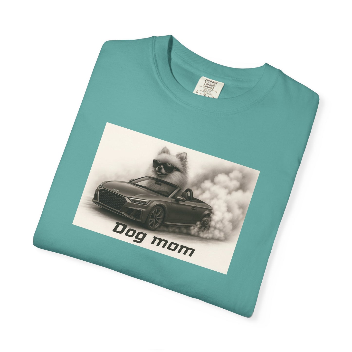 Dog Mom - Pomeranian - “Cool Dogs in Cool Cars” T-Shirt Collection! 🐶🚗