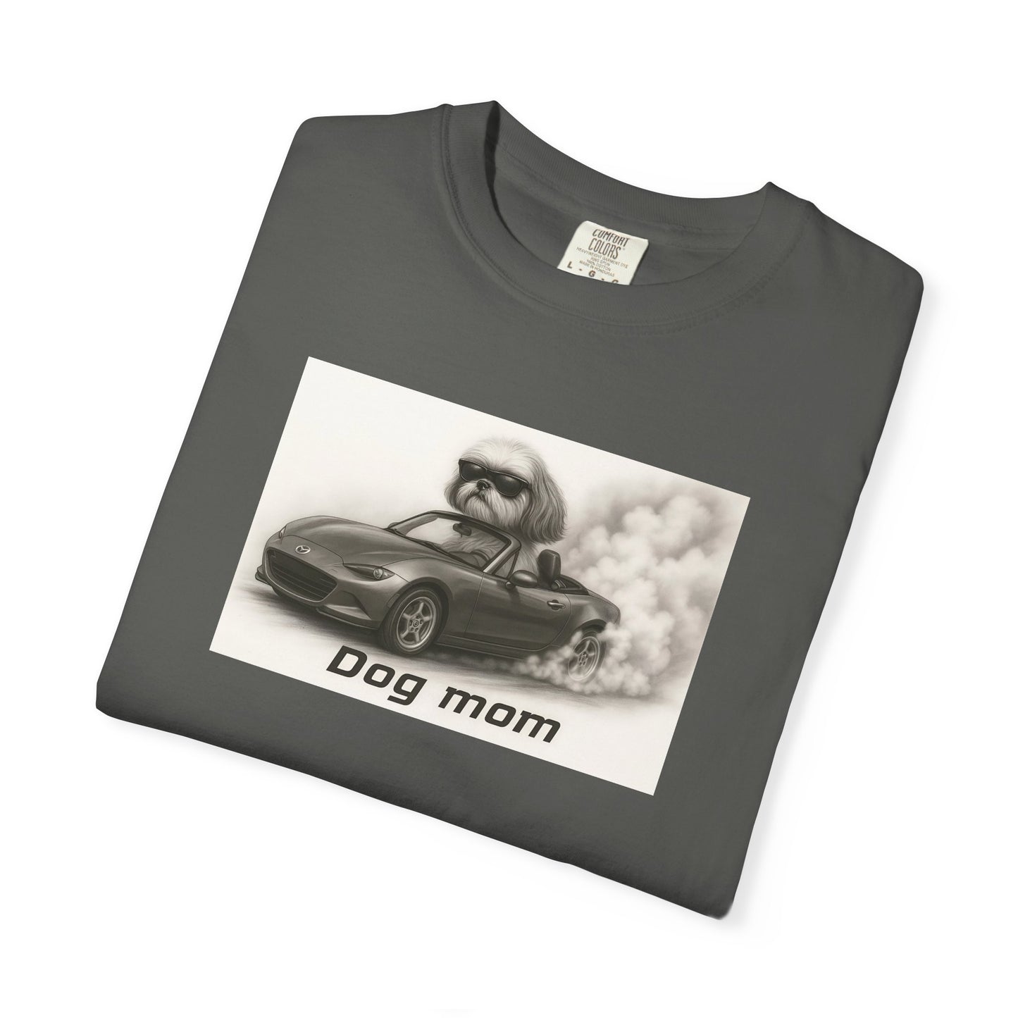 Dog Mom - Shih Tzu - “Cool Dogs in Cool Cars” T-Shirt Collection! 🐶🚗