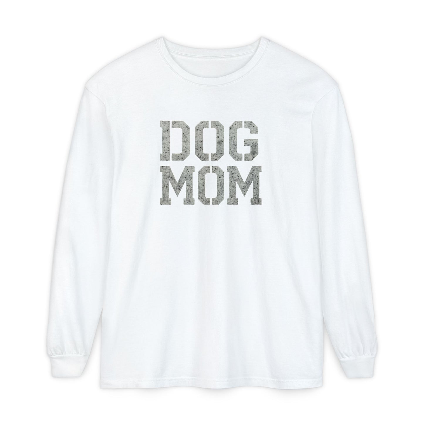 Dog Mom Long Sleeve T-Shirt, Perfect Gift for Pet Lovers, Birthday Gift, Dog Owner Apparel, Mother's Day Gift, Casual Wear