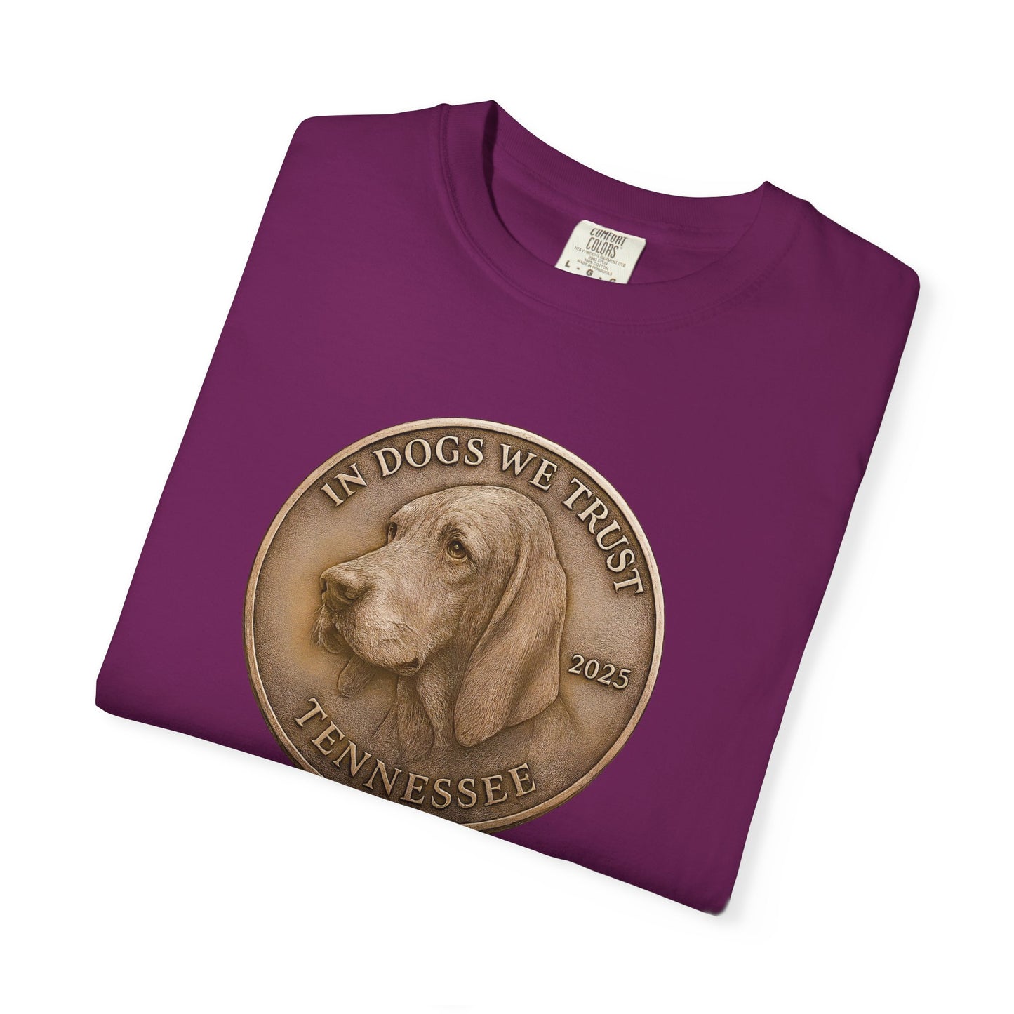 Tennessee State Coin T-Shirt Collection - Proud Dog Breed Illustrations