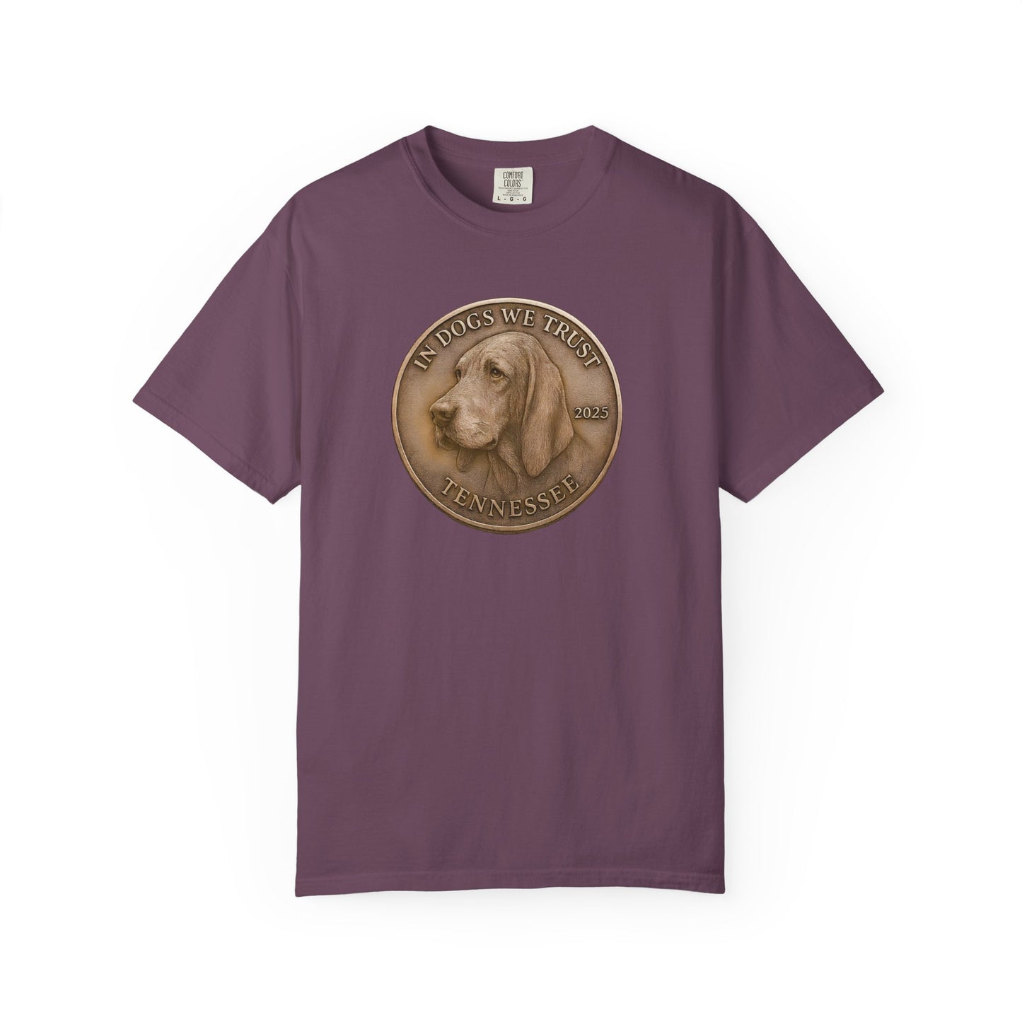 Tennessee State Coin T-Shirt Collection - Proud Dog Breed Illustrations