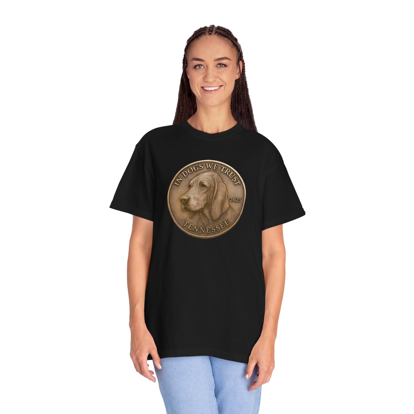 Tennessee State Coin T-Shirt Collection - Proud Dog Breed Illustrations