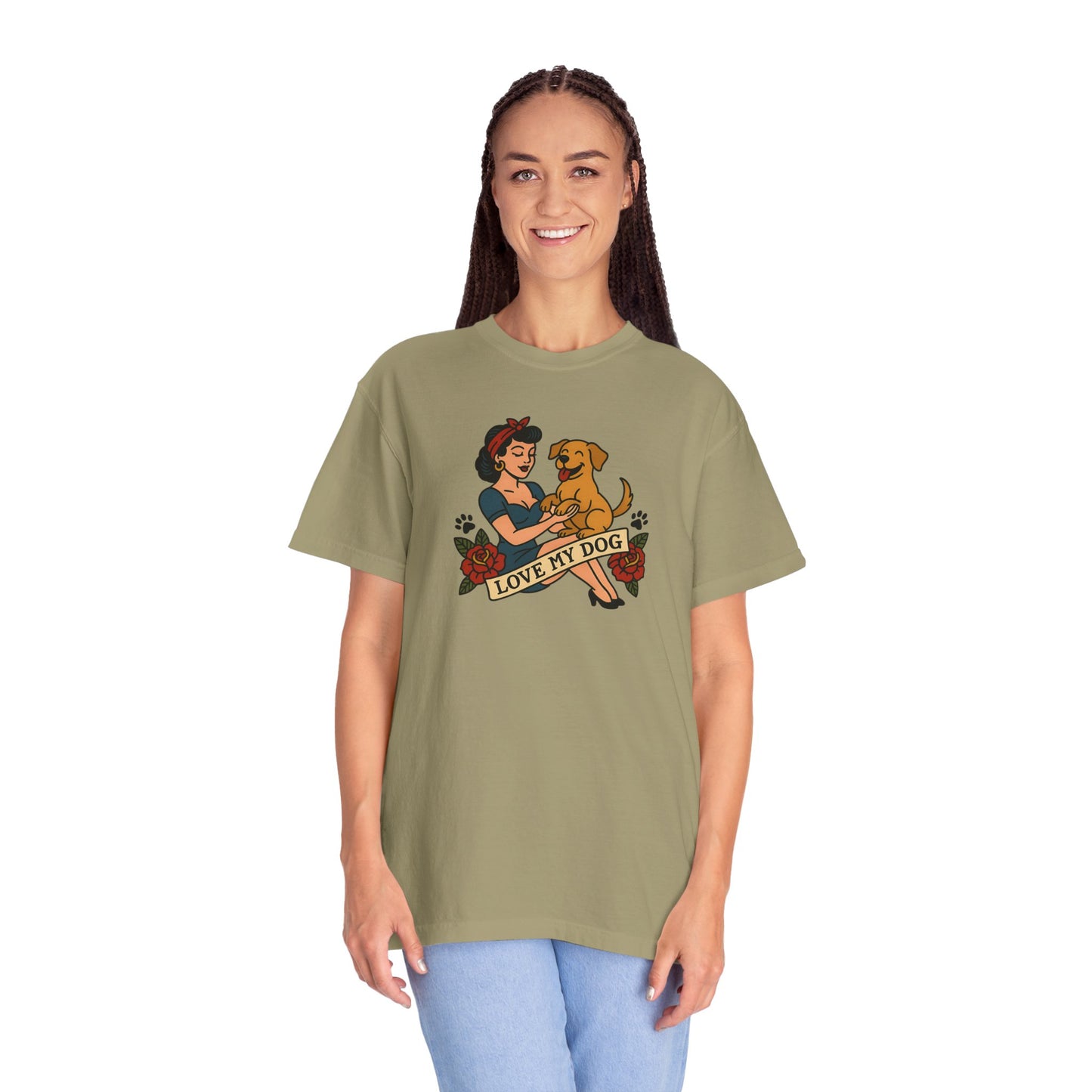 Love My Dog - T-Shirt, Perfect for Pet Owners, Gifts for Dog Lovers, Casual Wear, Love My Dog Shirt, Animal Lover Tee