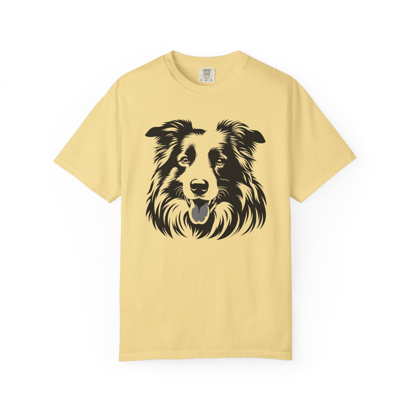 🖤 The Classic Collie – B/W Art Border Collie Tee - Perfect Gift for Dog Lovers