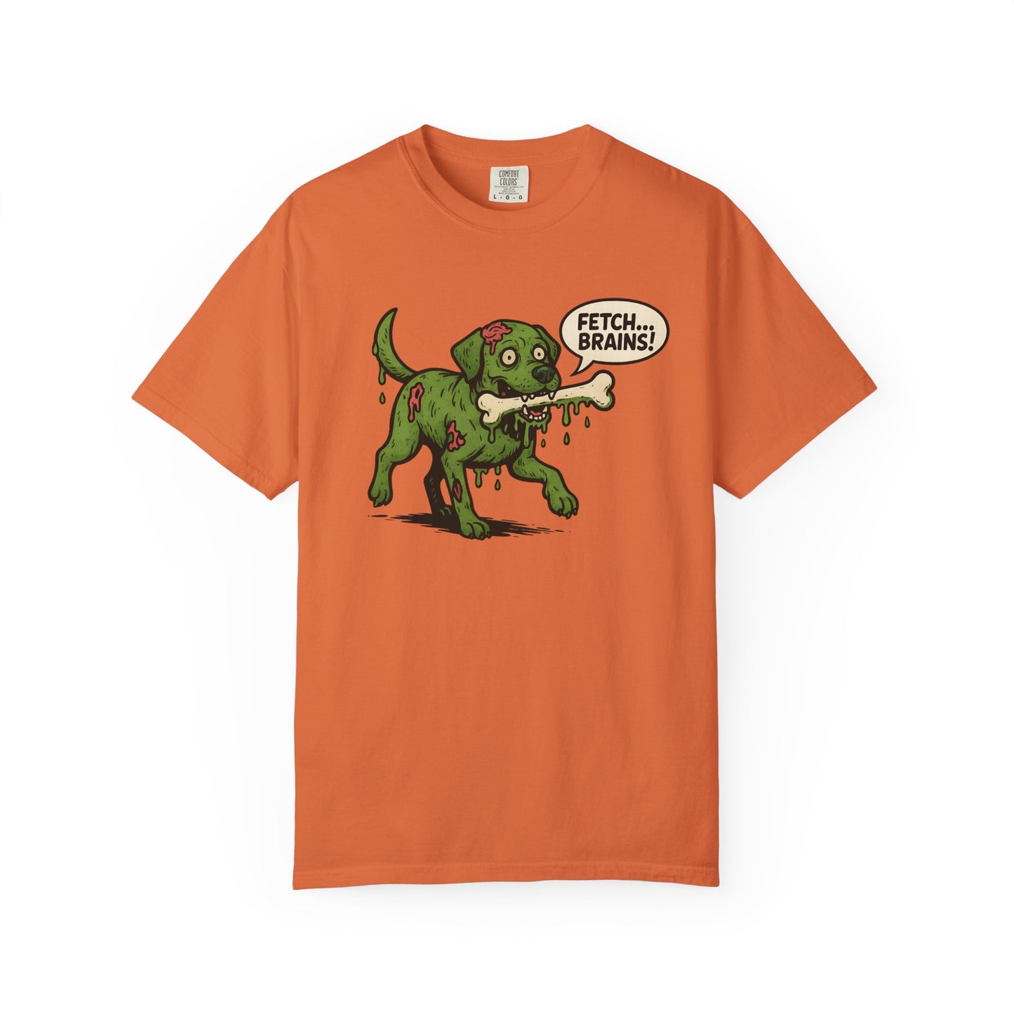 Zombie Dog Fetch T-Shirt, Funny Pet Lover Tee, Graphic Tee for Halloween, Unique Gift, Dog Owner Shirt