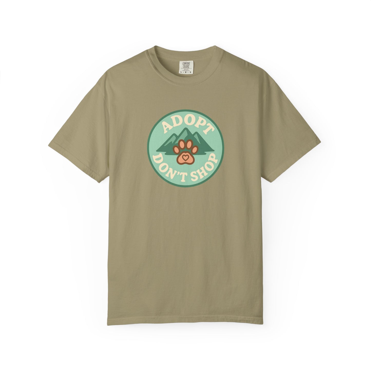 Adopt Don't Shop T-shirt, Unisex Tee, Animal Lover Gift, Pet Adoption Awareness, Casual Wear, Eco-Friendly Fashion, Dog Mom Shirt