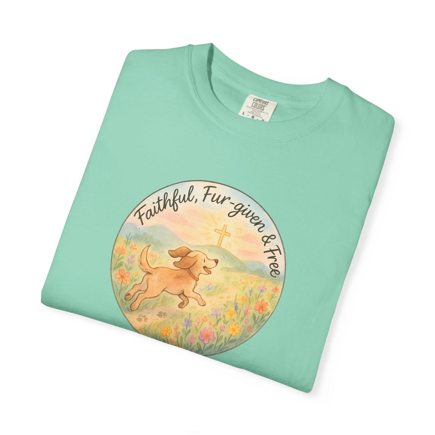 Faithful Dog Lover T-Shirt, Garment-Dyed Tee, Perfect Gift for Dog Owners, Pet Lovers, Animal Rescue Advocates, Casual Wear