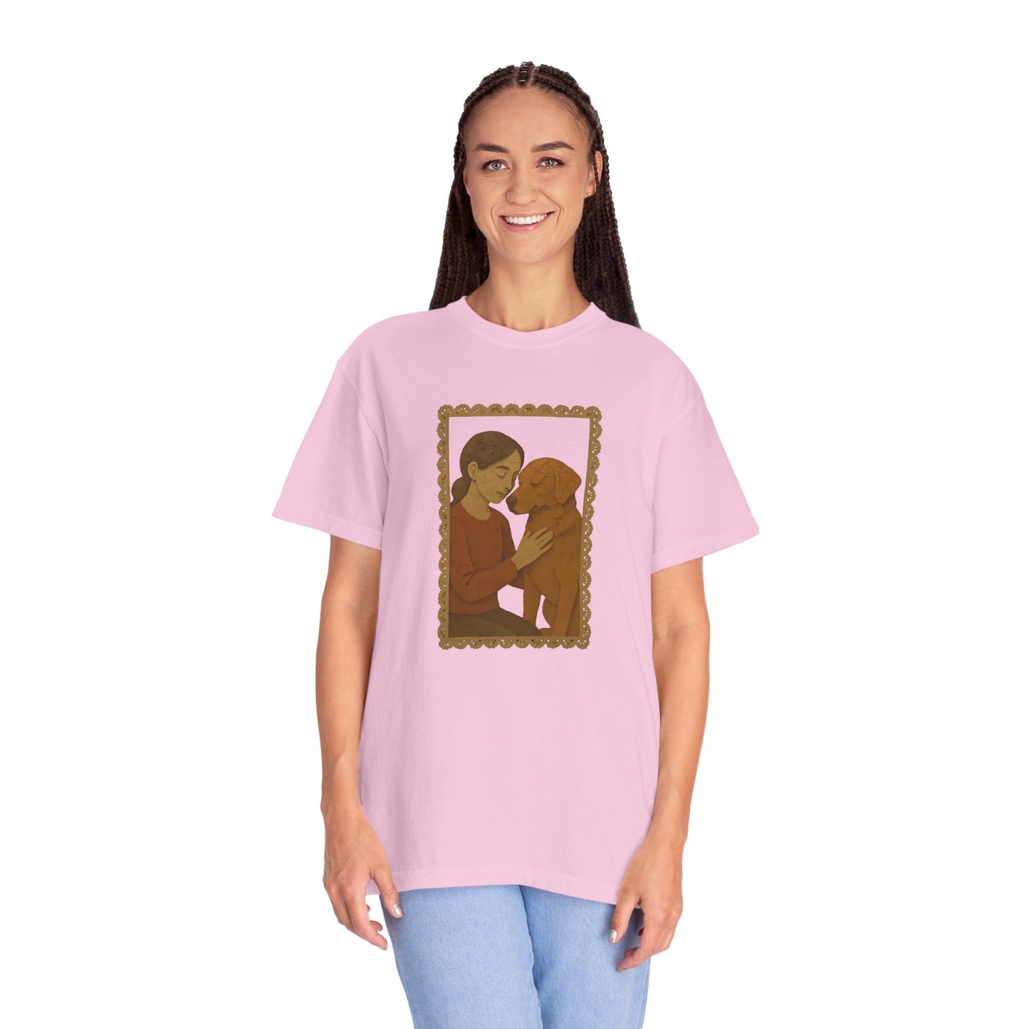 Dog Mom T-shirt - Unisex Garment-Dyed Tee for Pet Lovers