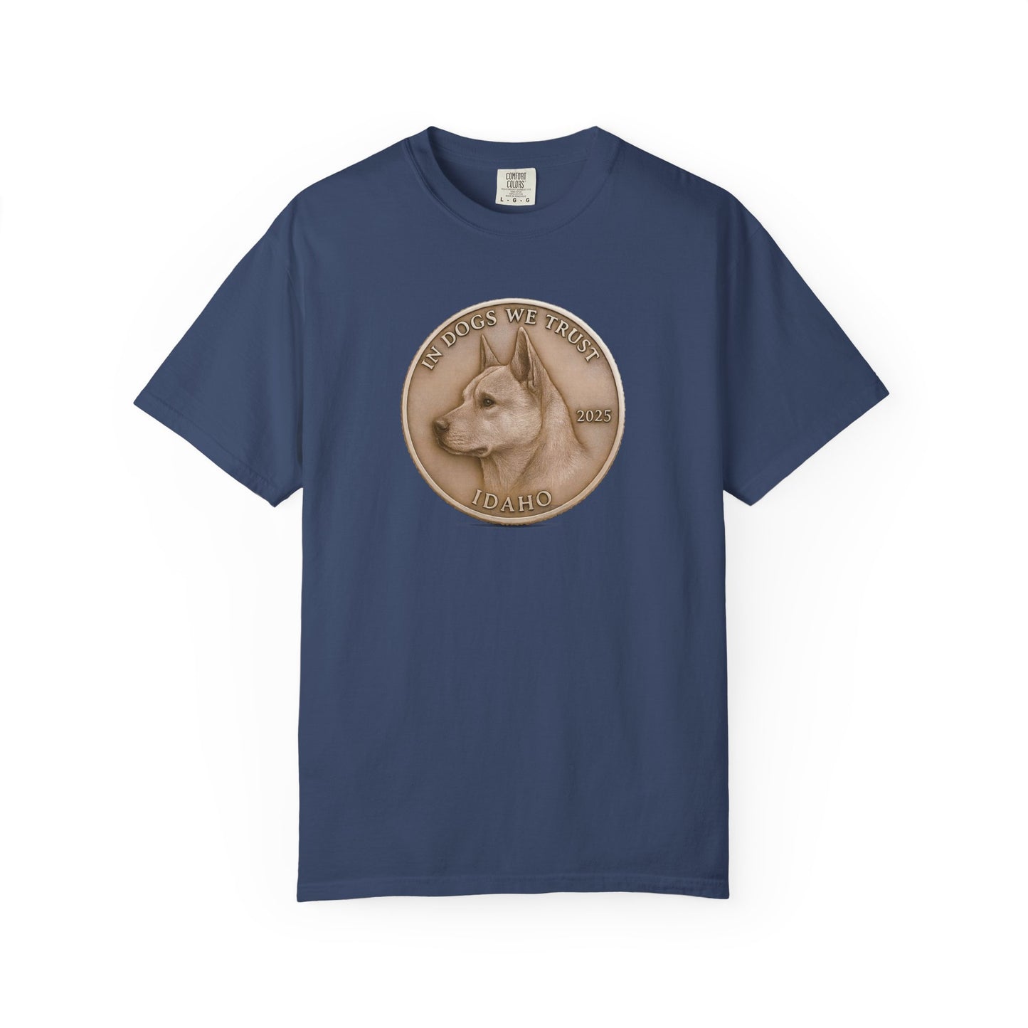 Idaho State Coin T-Shirt Collection - Proud Dog Breed Illustrations