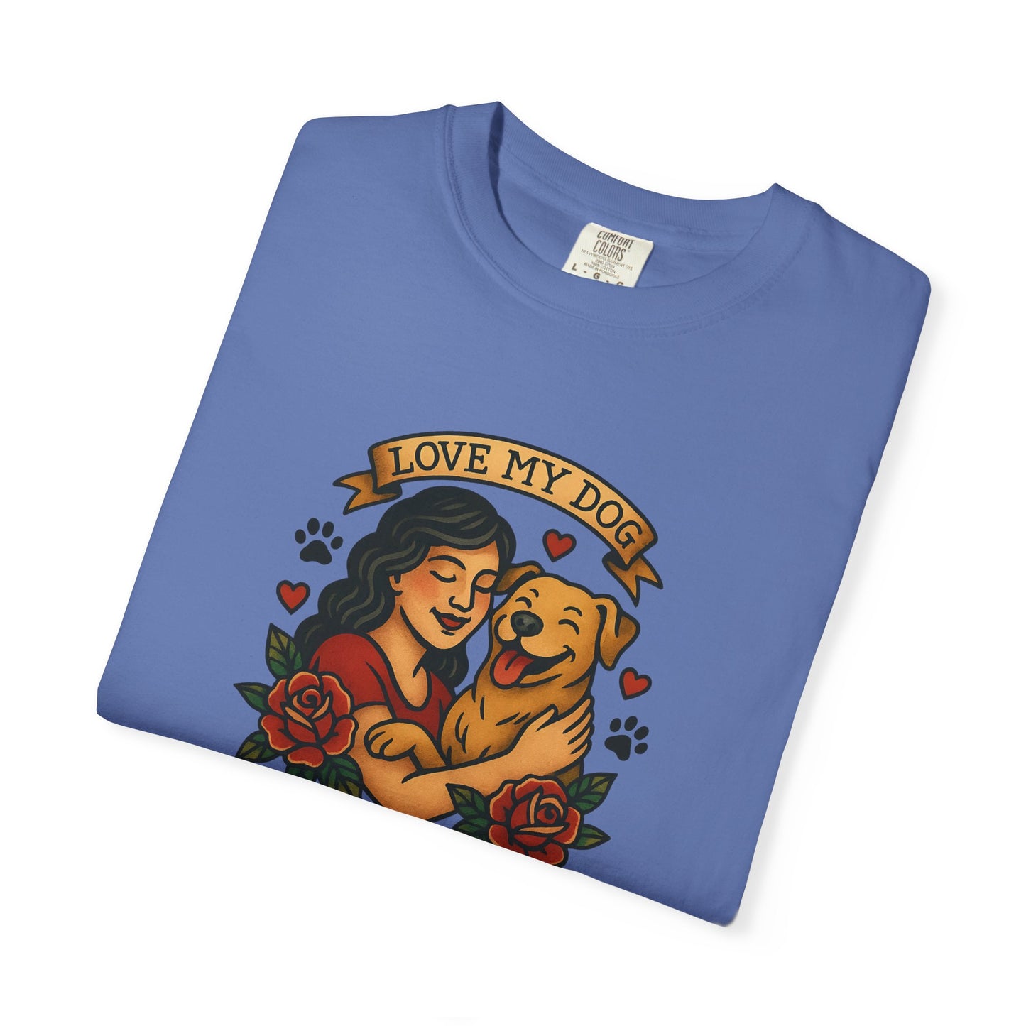 Love My Dog T-Shirt, Cute Dog Lover Tee, Pet Owner Gift, Adoption Awareness Shirt, Casual Everyday Wear