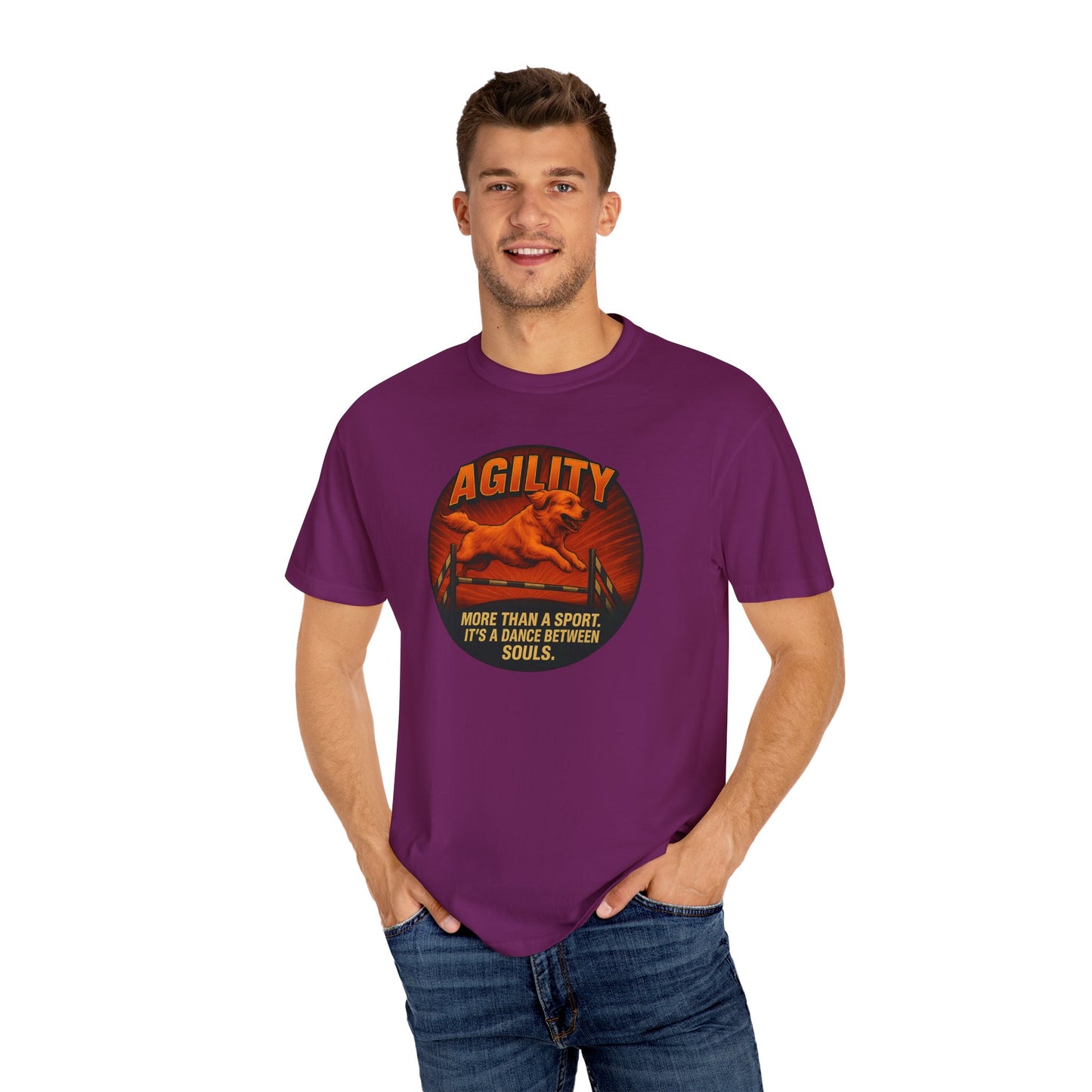 Agility Dog Sport Unisex Garment-Dyed T-Shirt