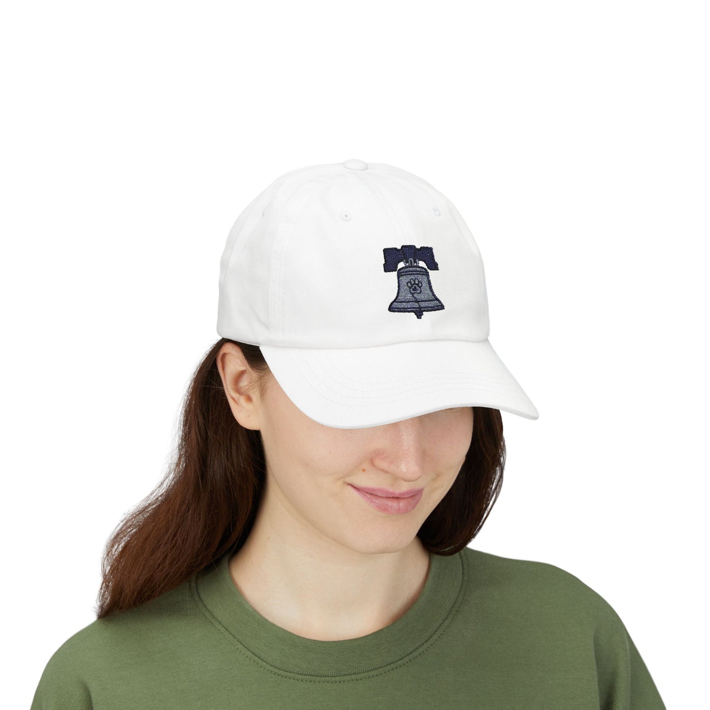 Classic Dad Cap with Liberty Bell Design, Adjustable Cotton Cap, Perfect Gift for Father's Day, Casual Wear, Everyday Accessory