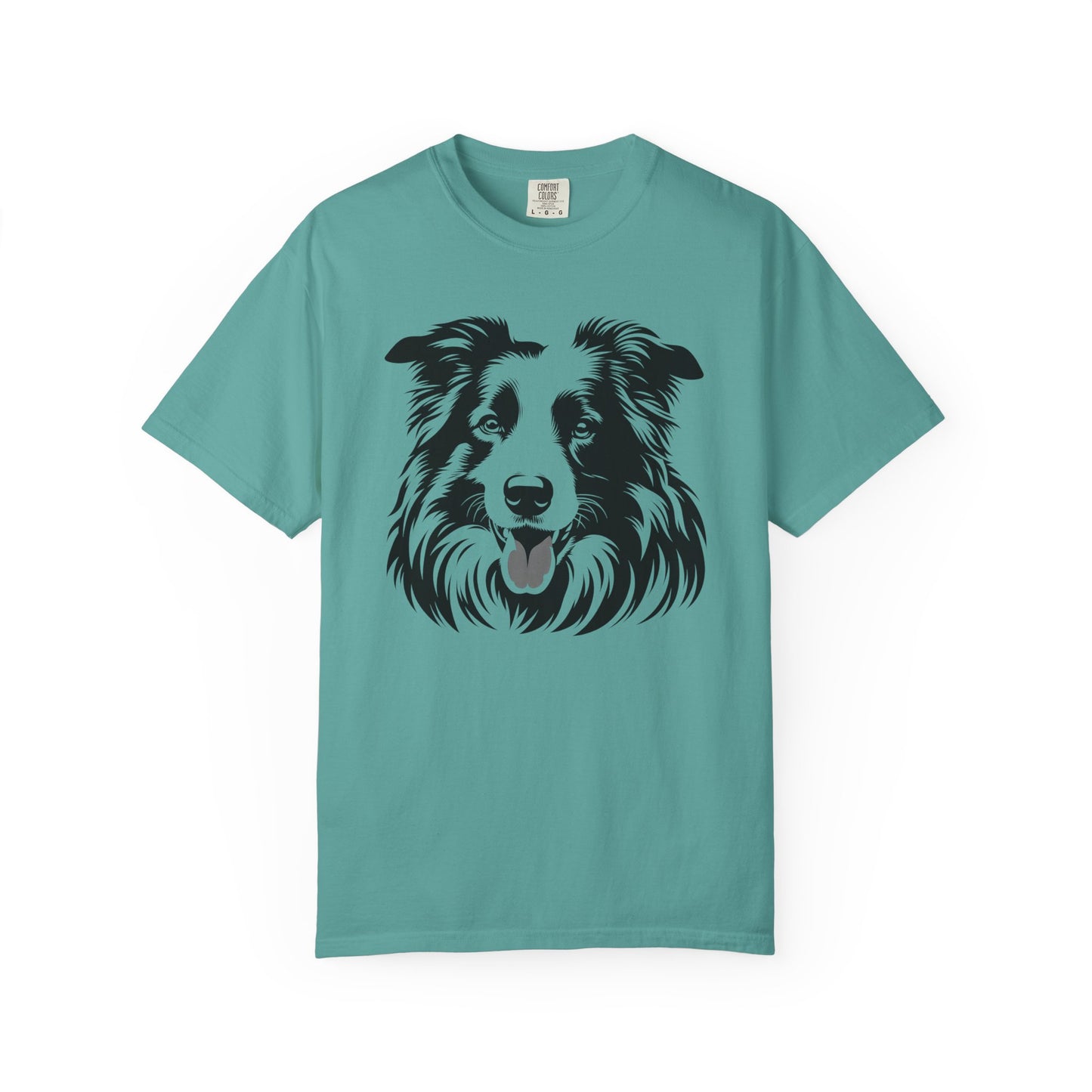 🖤 The Classic Collie – B/W Art Border Collie Tee - Perfect Gift for Dog Lovers