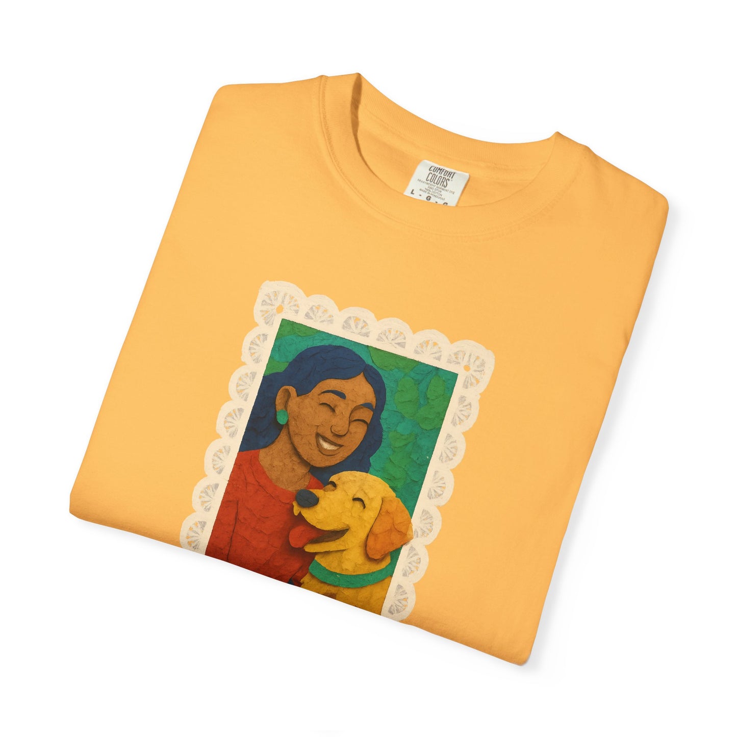 Dog Mom T-shirt - Unisex Garment-Dyed Tee for Dog Lovers