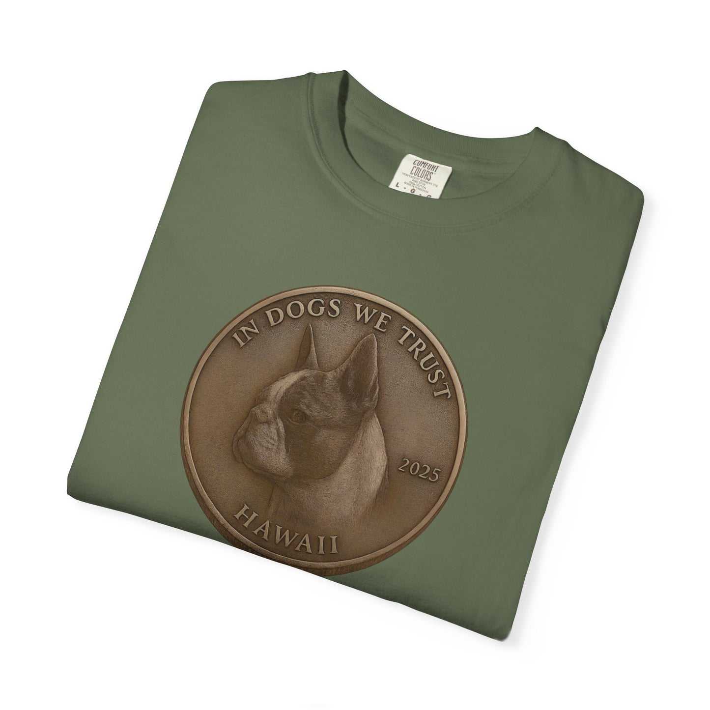 Hawaii State Coin T-Shirt Collection - Proud Dog Breed Illustrations