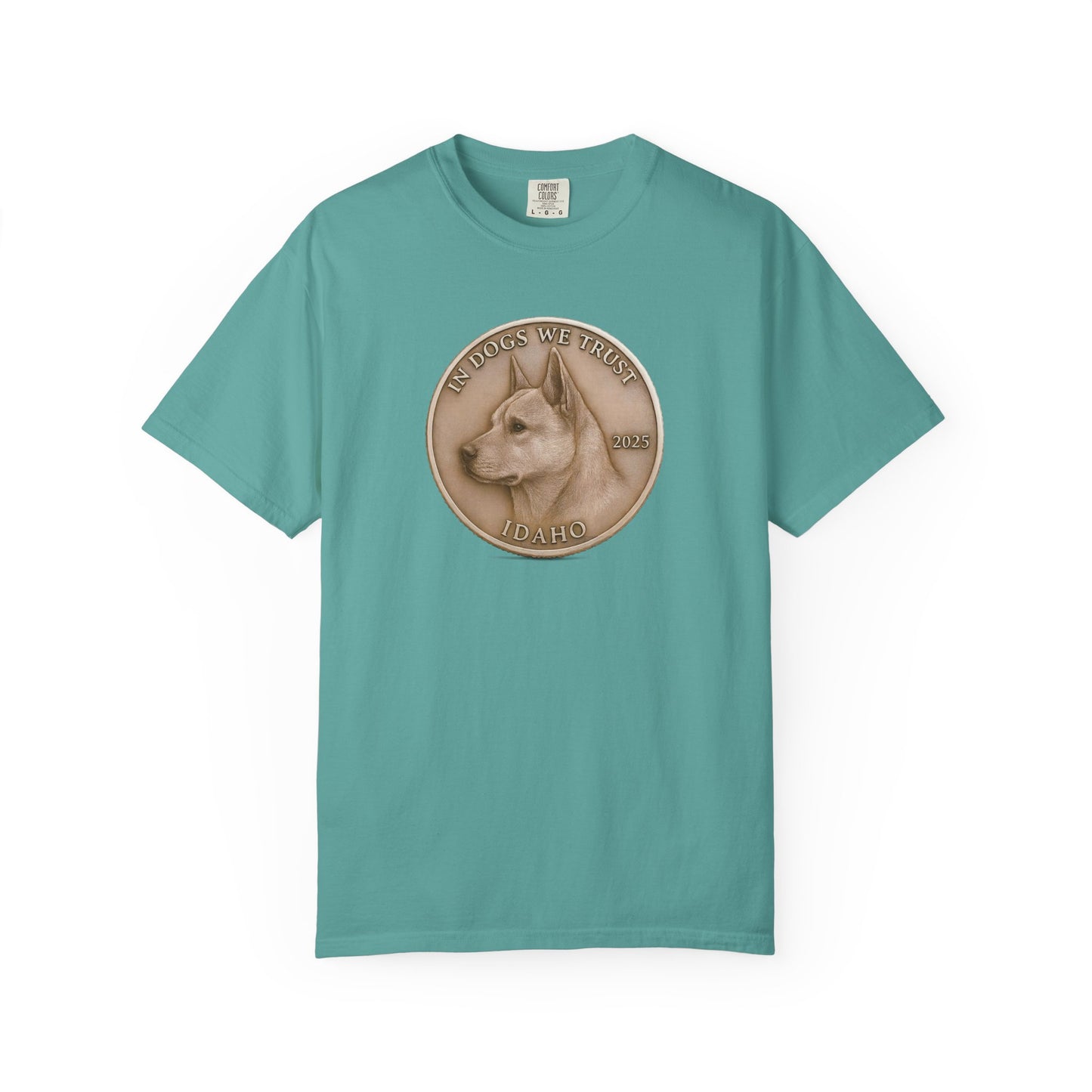 Idaho State Coin T-Shirt Collection - Proud Dog Breed Illustrations