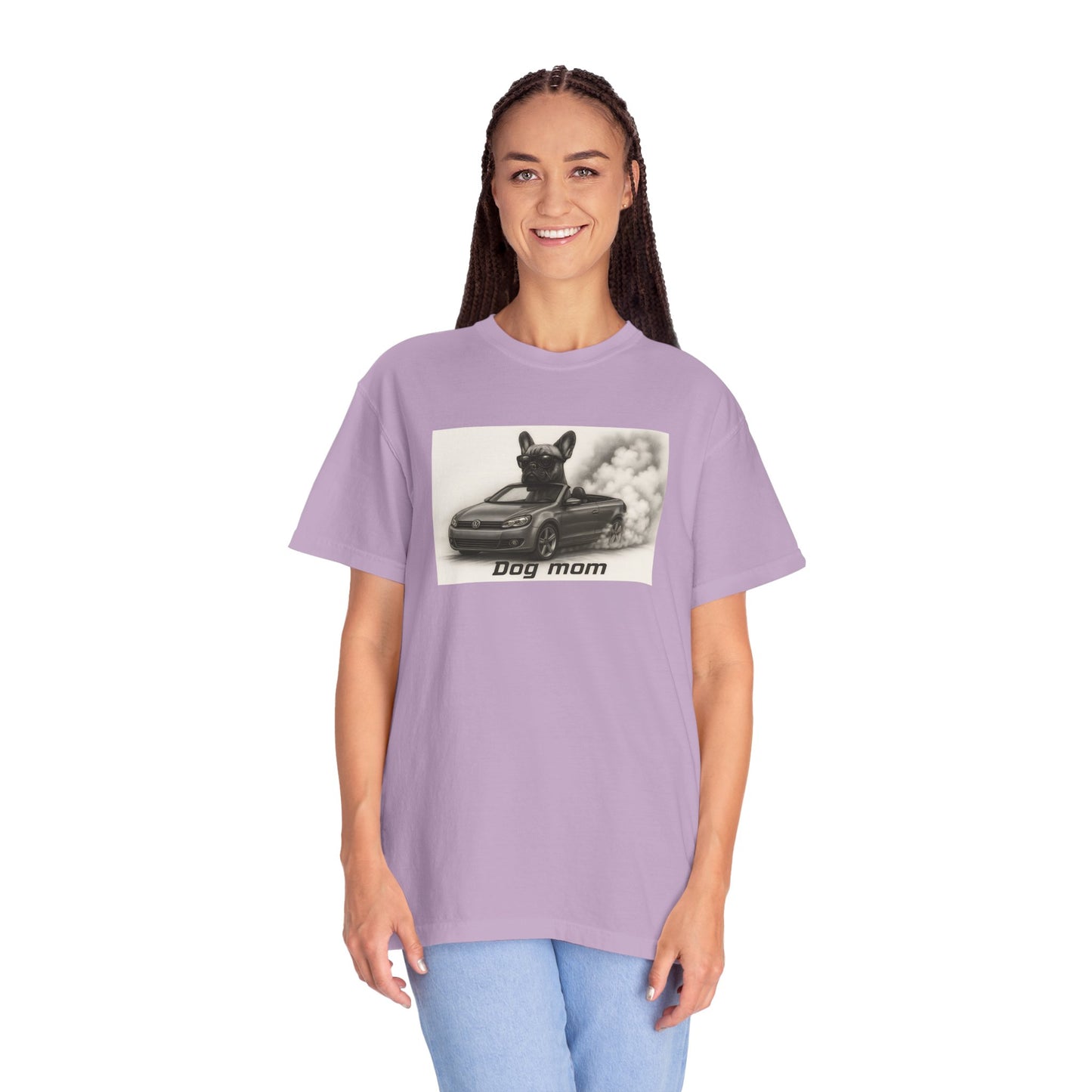 Dog Mom - French Bulldog - “Cool Dogs in Cool Cars” T-Shirt Collection! 🐶🚗