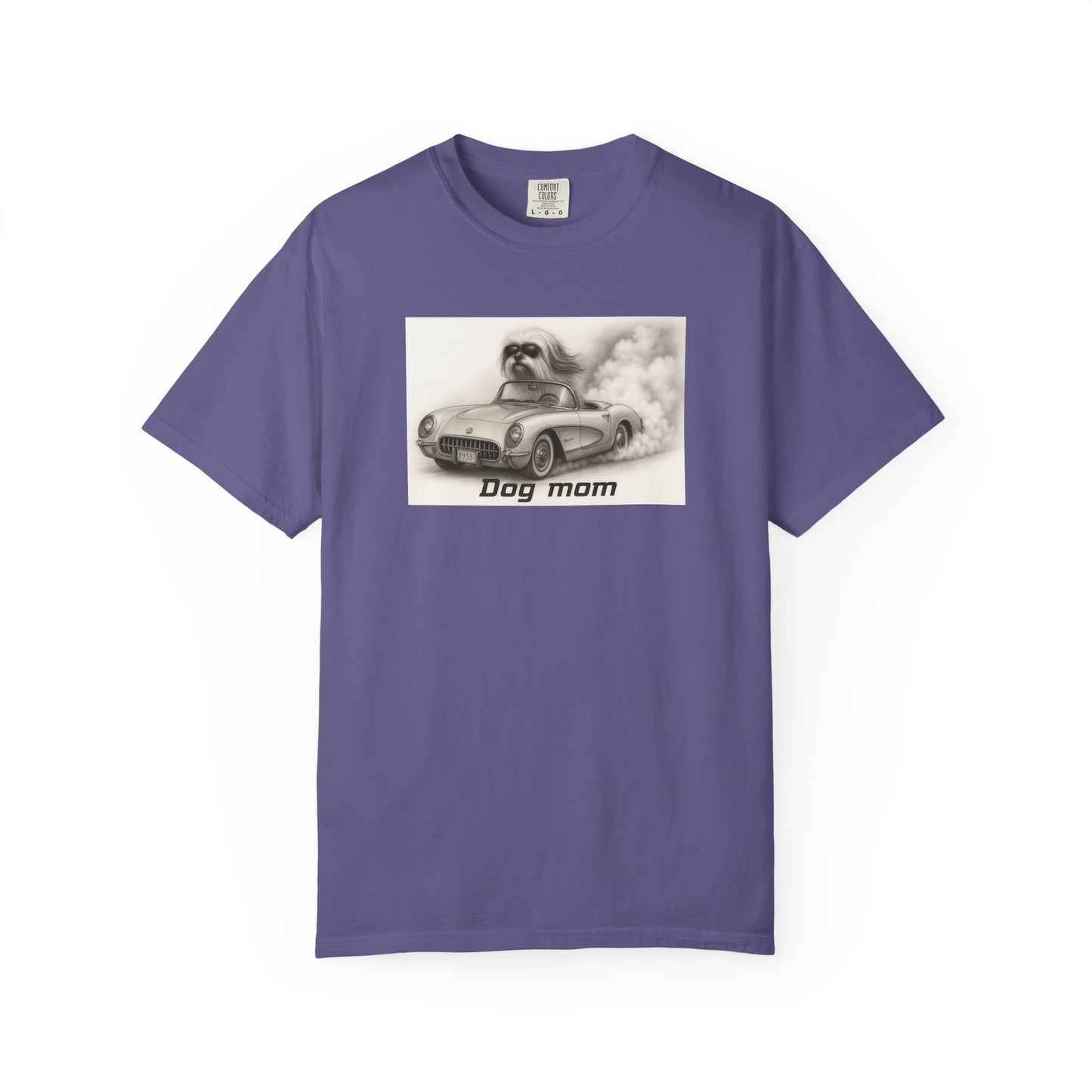 Dog Mom - Lhasa Apso- “Cool Dogs in Cool Cars” T-Shirt Collection! 🐶🚗