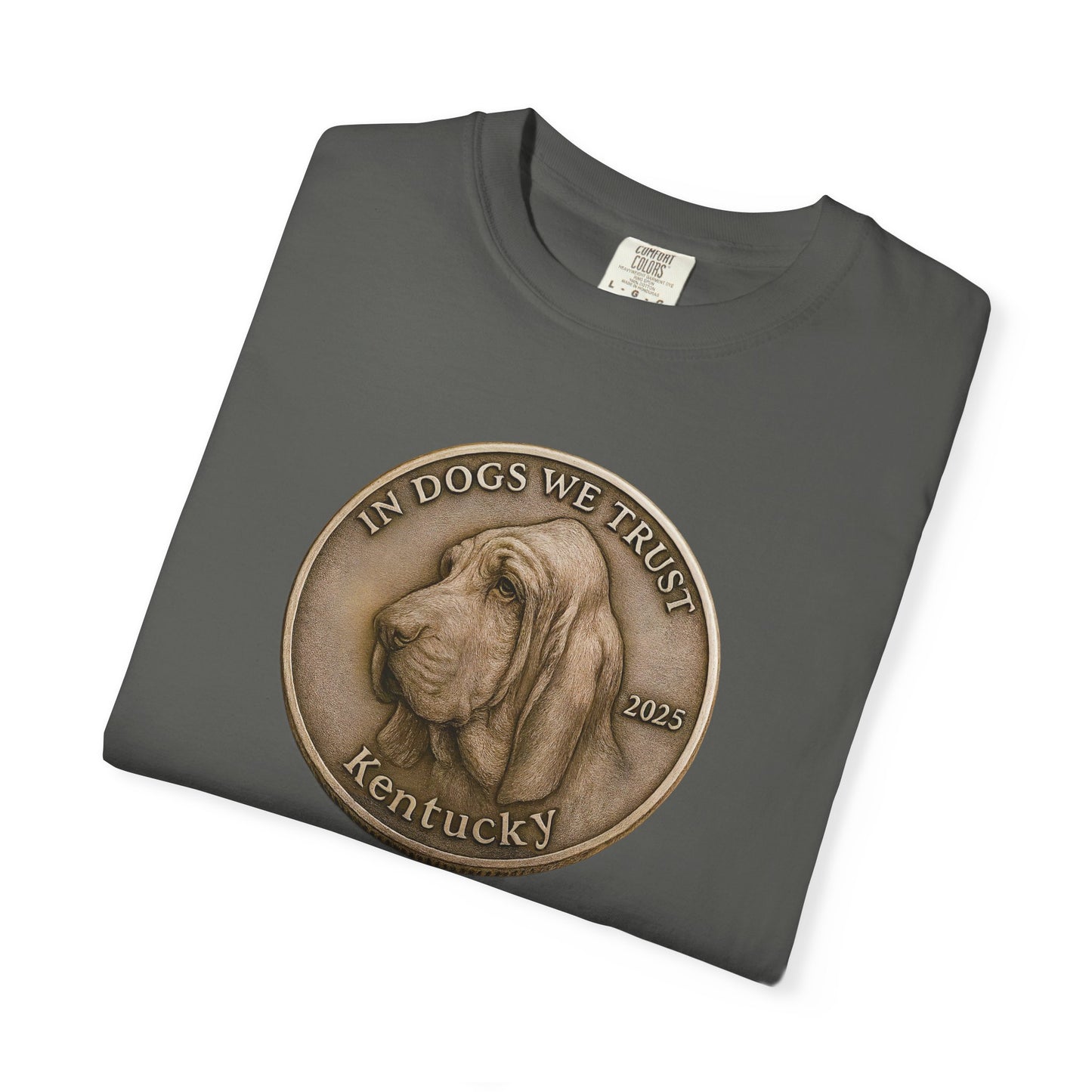 Kentucky State Coin T-Shirt Collection - Proud Dog Breed Illustrations