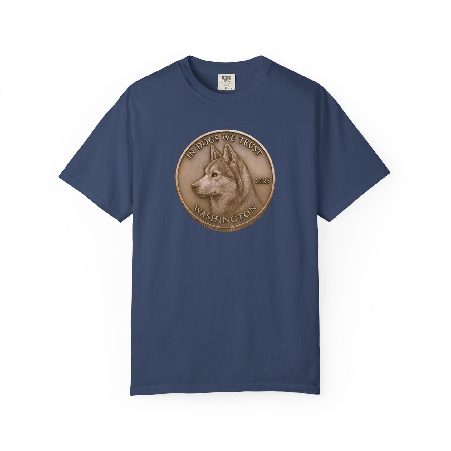 Washington State Coin T-Shirt Collection - Proud Dog Breed Illustrations