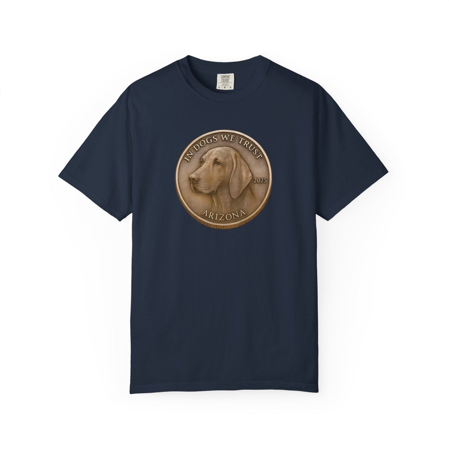Arizona State Coin T-Shirt Collection - Proud Dog Breed Illustrations