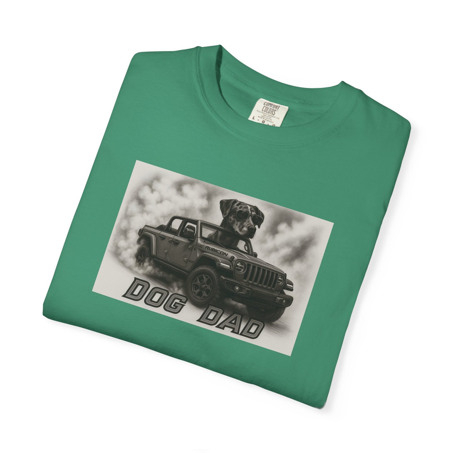 Dog Dad - Catahoula - Cool Dogs in Cool Cars T-Shirt Collection | Funny Dog Lover Apparel for Men