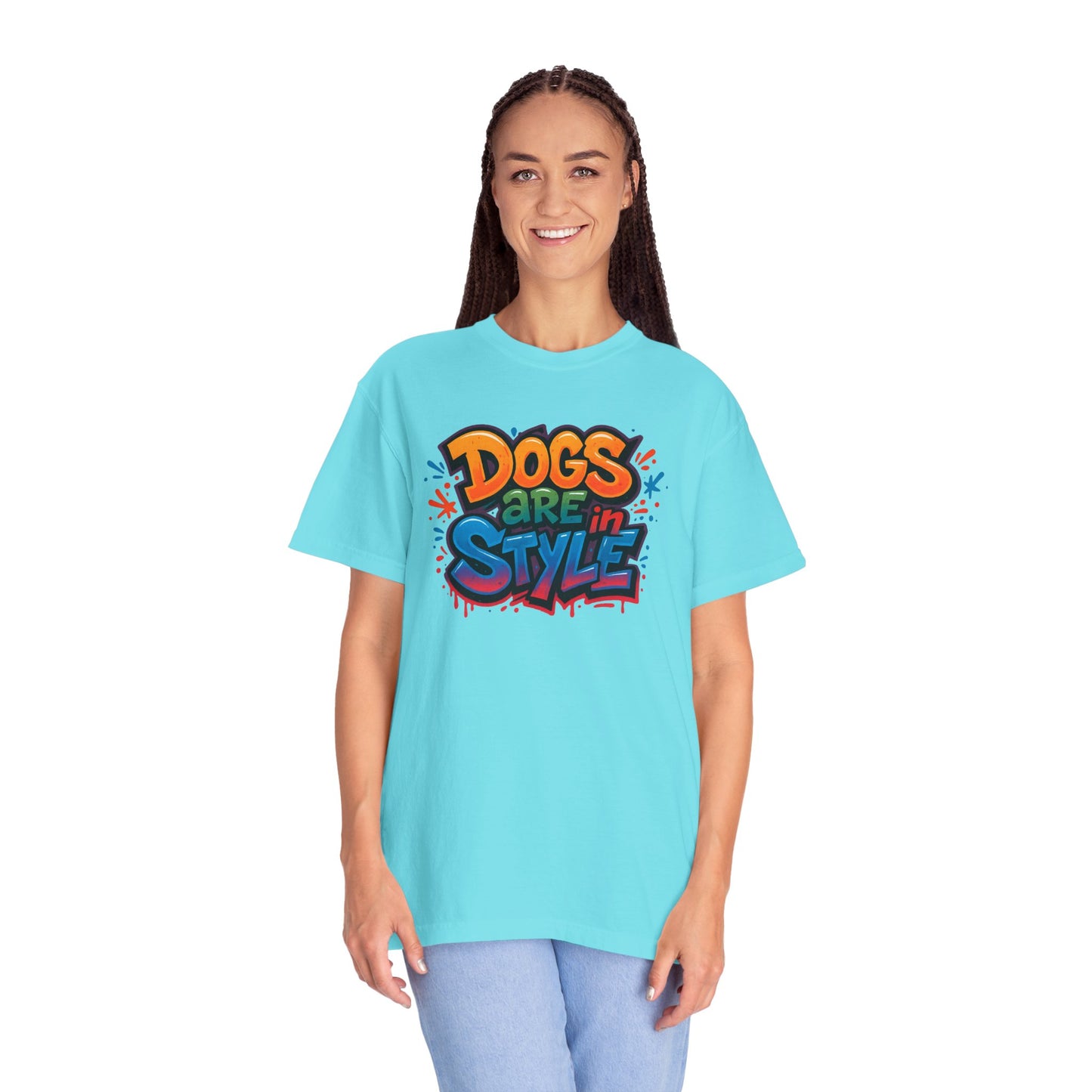 Stylish Dog Lovers T-Shirt - "Dogs are in STYLE"