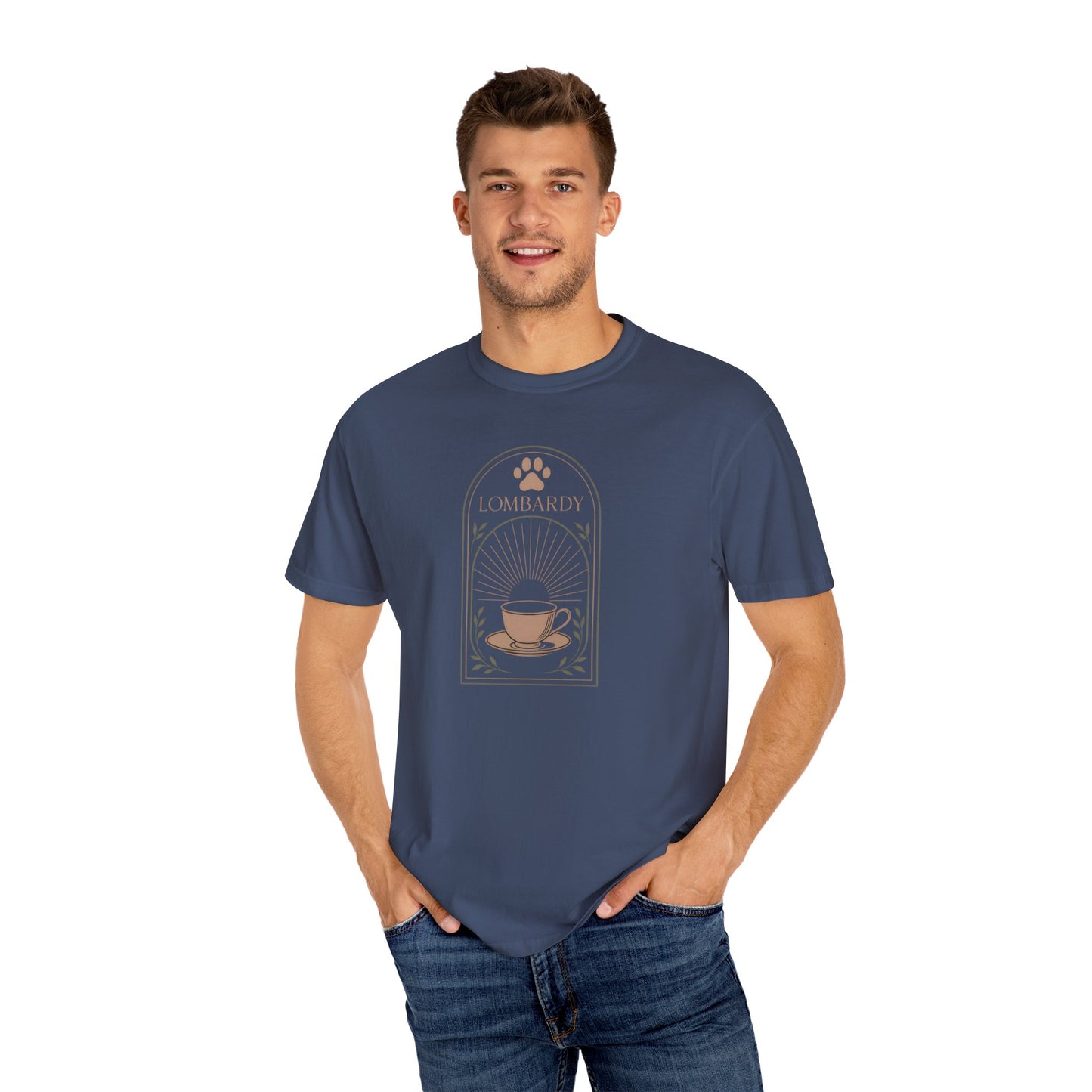 Coffee Lover's Unisex Garment-Dyed T-shirt, Soft Cotton Tee, Perfect Gift for Baristas, Coffee Enthusiasts, Homewear, Casual Style