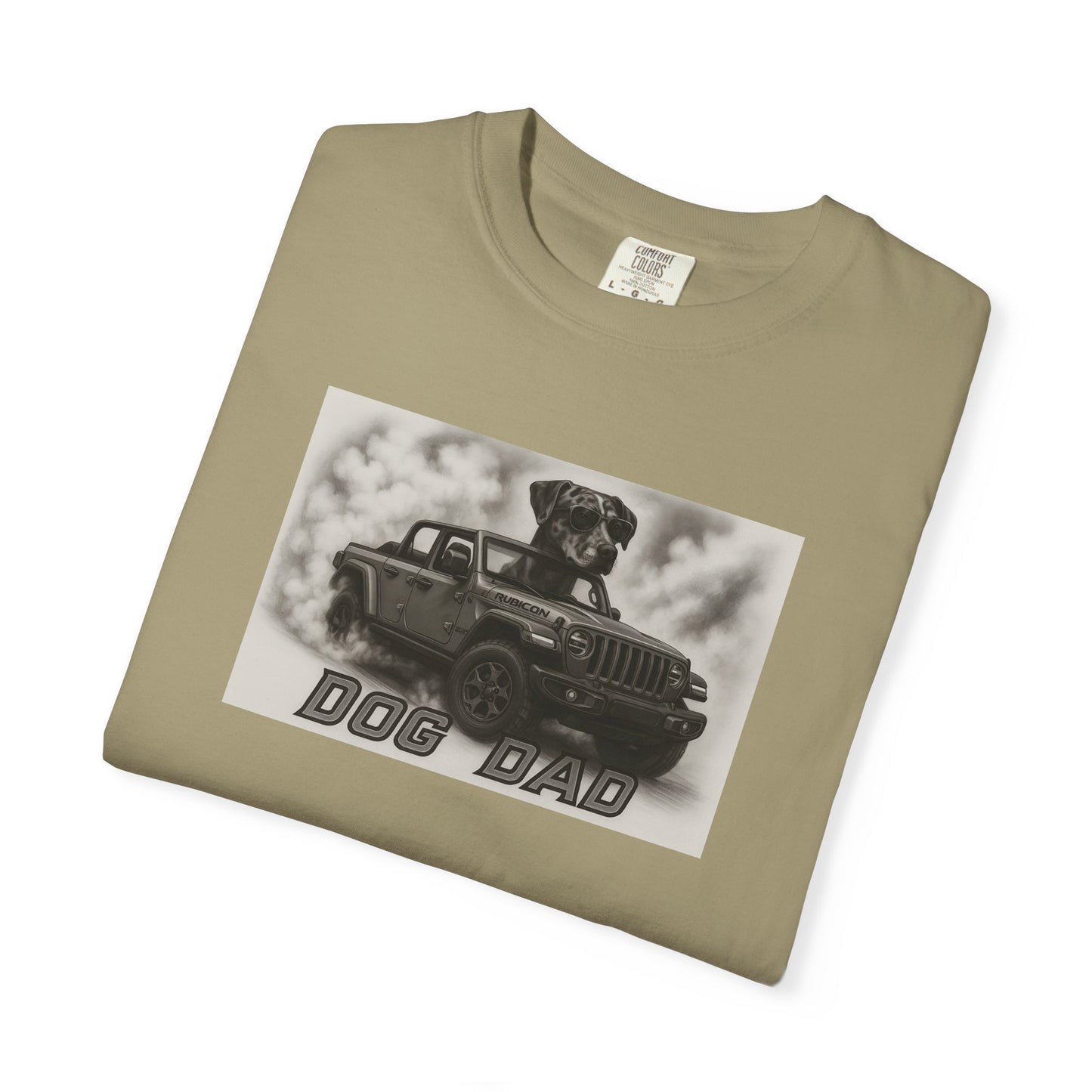 Dog Dad - Catahoula - Cool Dogs in Cool Cars T-Shirt Collection | Funny Dog Lover Apparel for Men