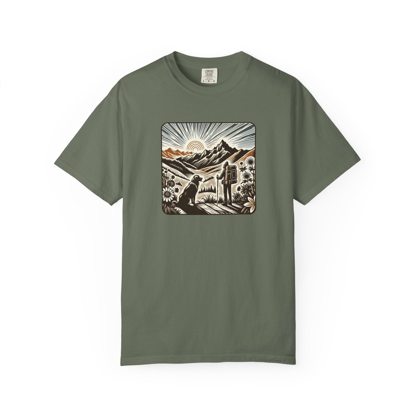 Adventure Awaits Unisex Garment-Dyed T-Shirt