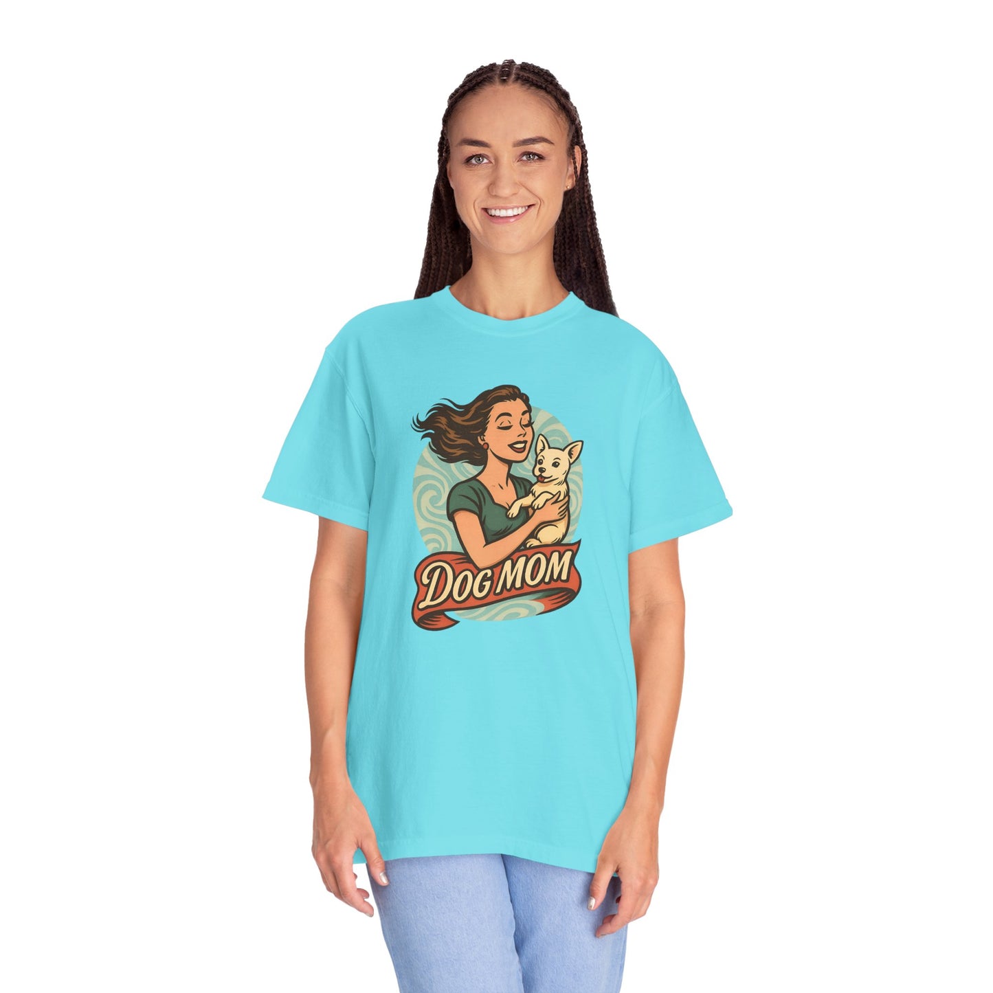Dog Mom T-Shirt, Unisex Tee for Pet Lovers, Gift for Dog Owners, Casual Wear, Animal Lover Apparel