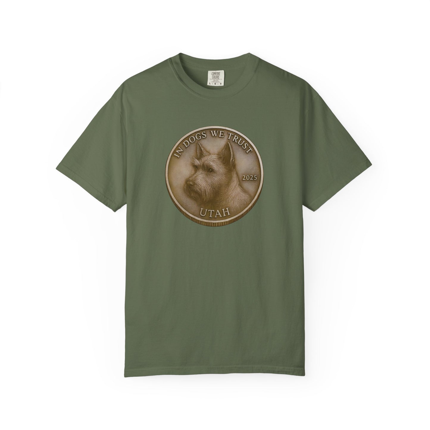 Utah State Coin T-Shirt Collection - Proud Dog Breed Illustrations