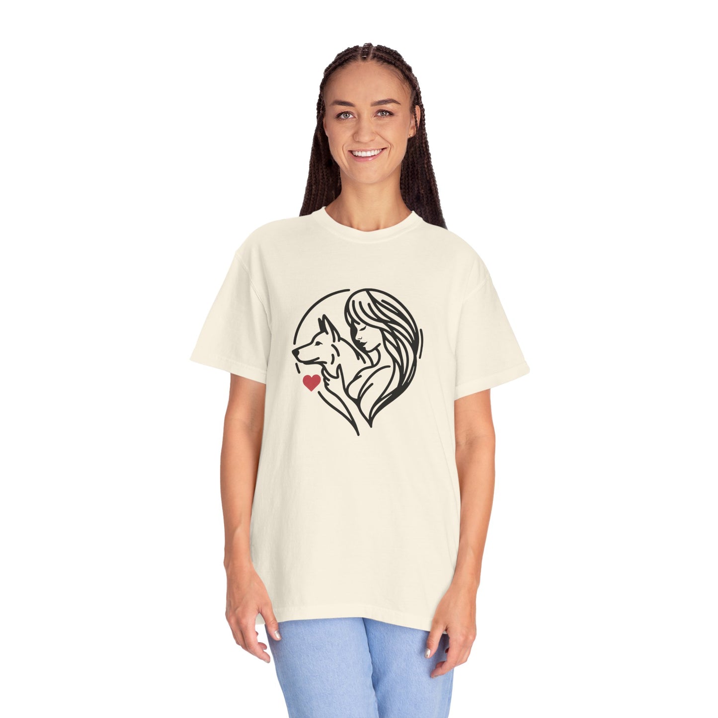 Stylish Pet Lover T-Shirt, Dog Mom Gift, Family Matching Tees, Animal Lover Apparel, Casual Everyday Wear