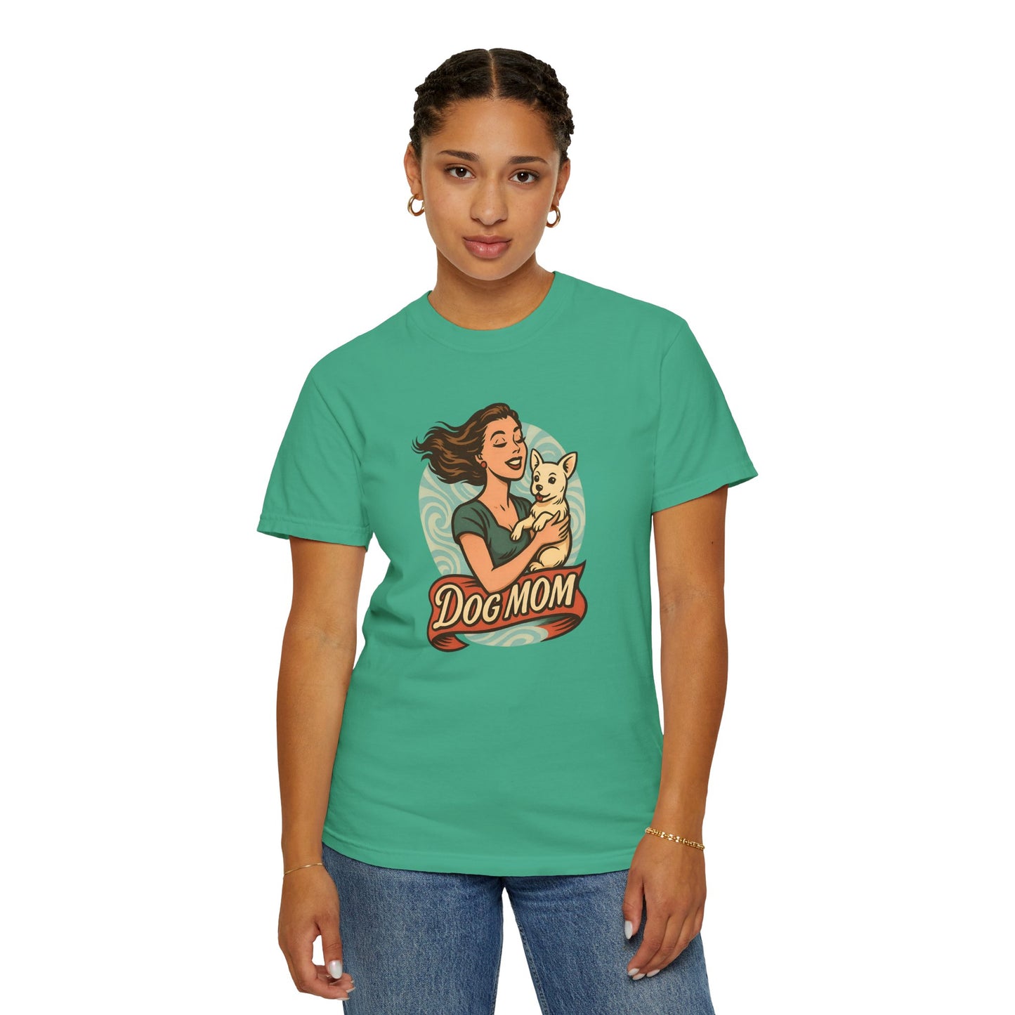 Dog Mom T-Shirt, Unisex Tee for Pet Lovers, Gift for Dog Owners, Casual Wear, Animal Lover Apparel