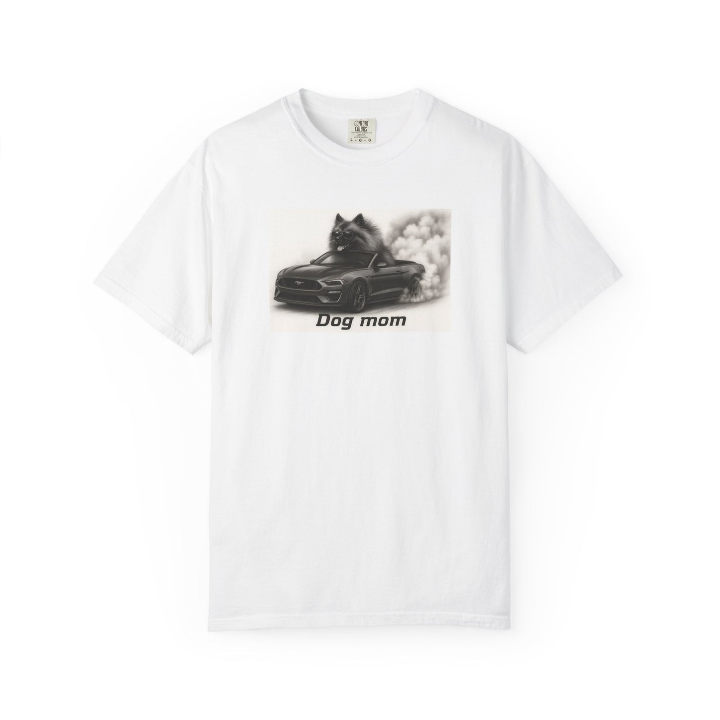 Dog Mom - Keeshond - “Cool Dogs in Cool Cars” T-Shirt Collection! 🐶🚗
