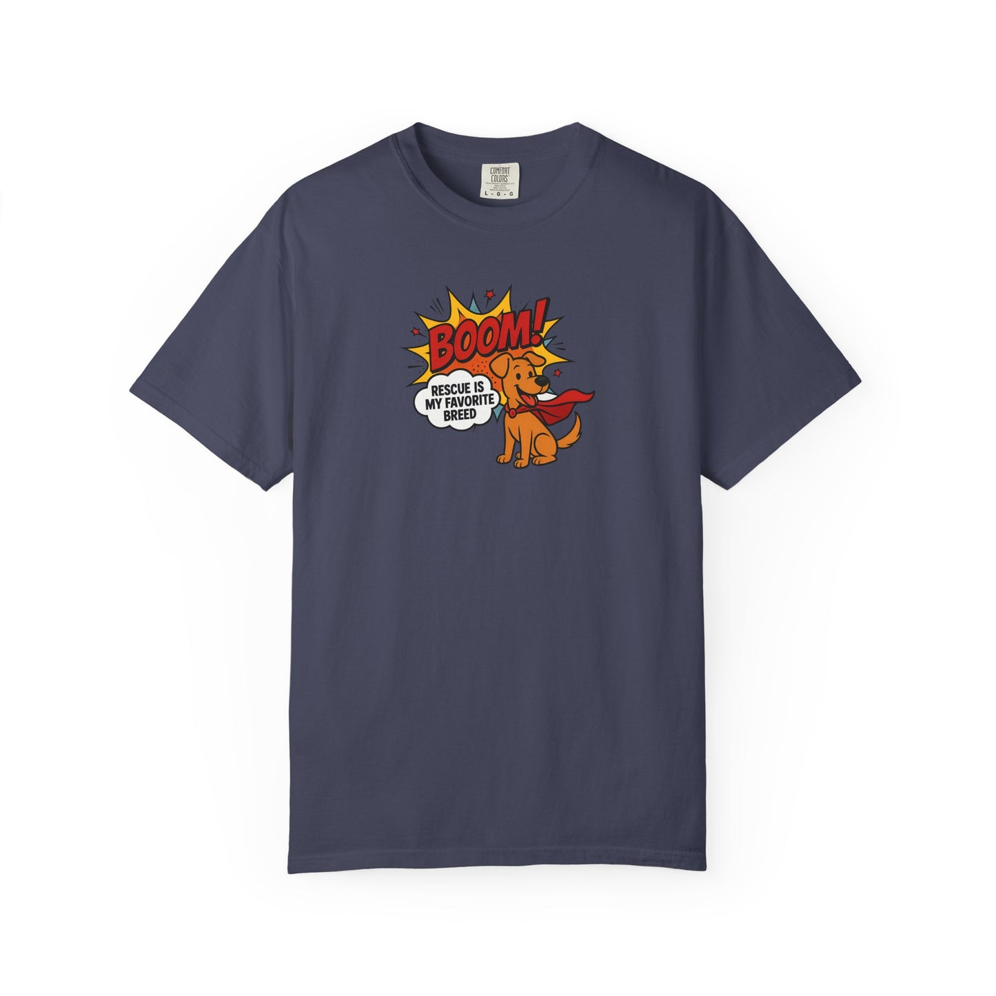 Superhero Dog Rescue T-Shirt | Fun Graphic Tee, Gift for Dog Lovers, Casual Wear, Pet Lover Shirt, Birthday Present, Animal Apparel