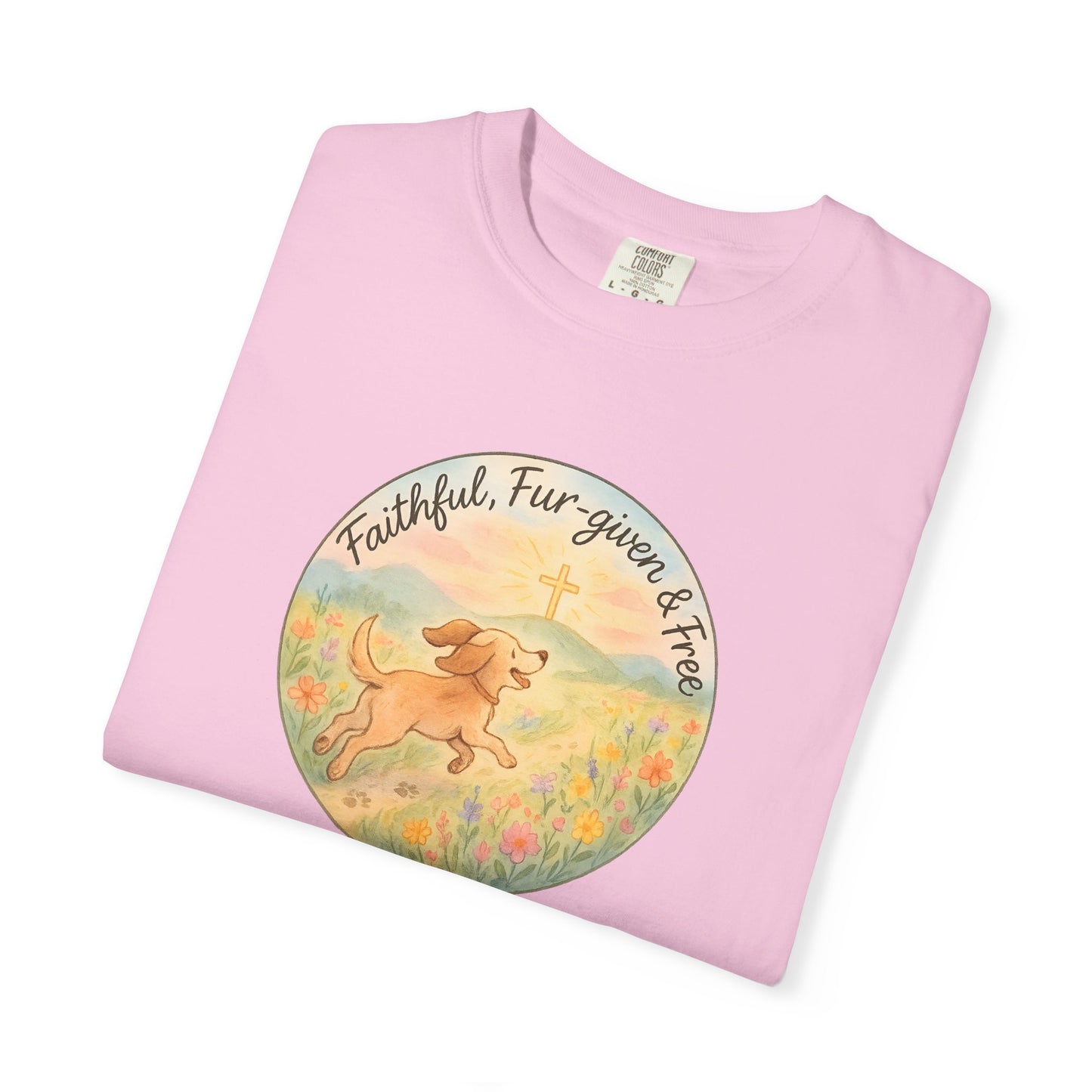 Faithful Dog Lover T-Shirt, Garment-Dyed Tee, Perfect Gift for Dog Owners, Pet Lovers, Animal Rescue Advocates, Casual Wear