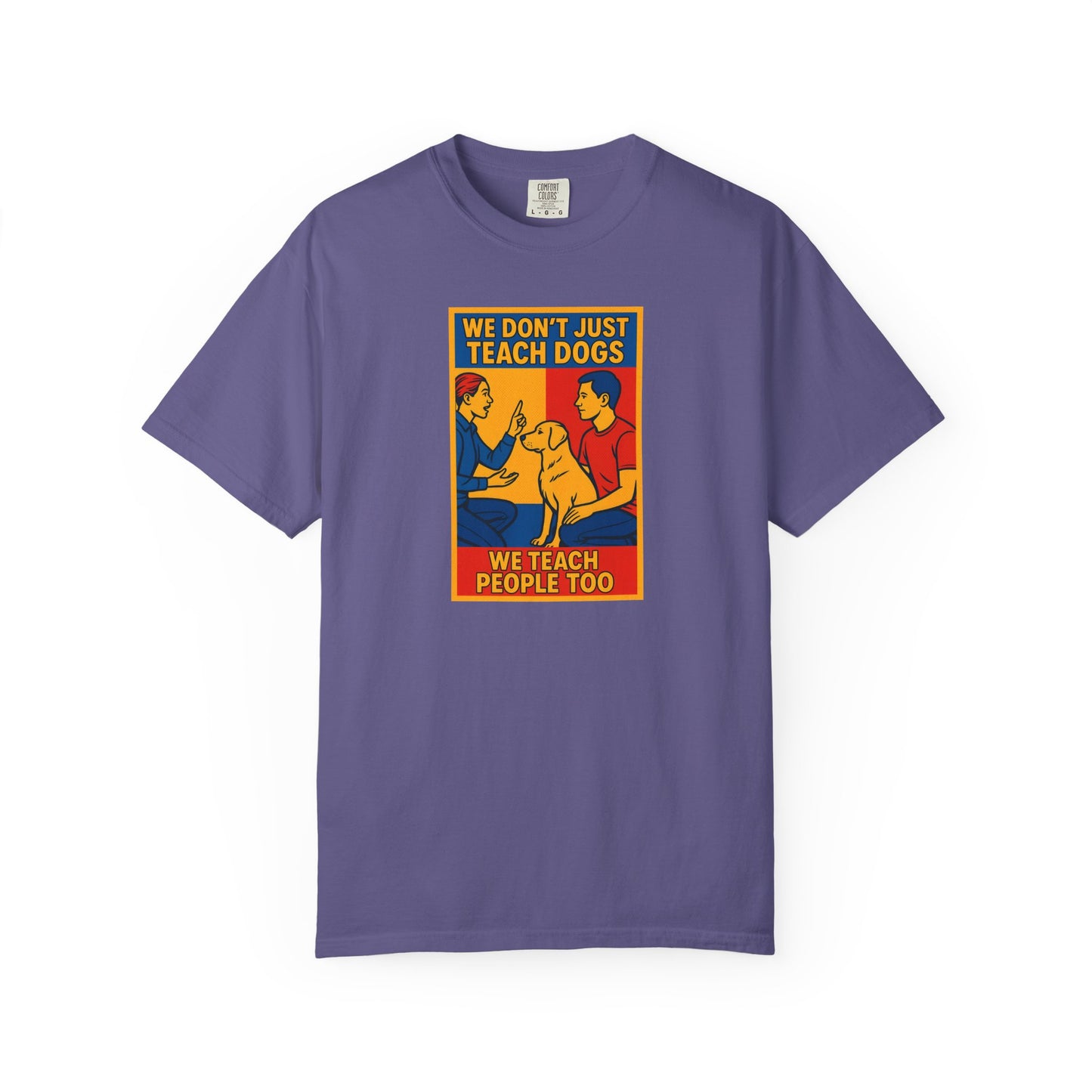 Teach Love Unisex T-shirt | Dog Training Humor Tee, Pet Lover Gift, Casual Wear, Funny Animal Shirt, Teacher Appreciation