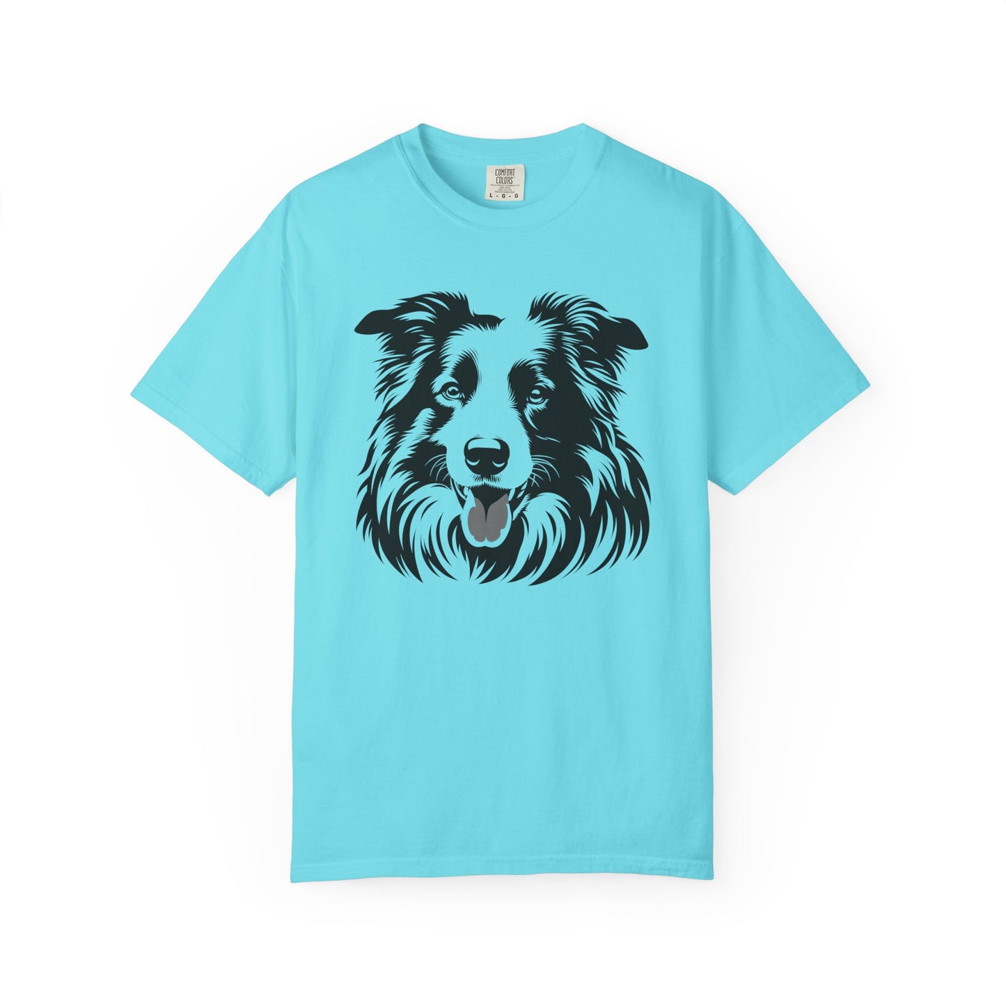 🖤 The Classic Collie – B/W Art Border Collie Tee - Perfect Gift for Dog Lovers