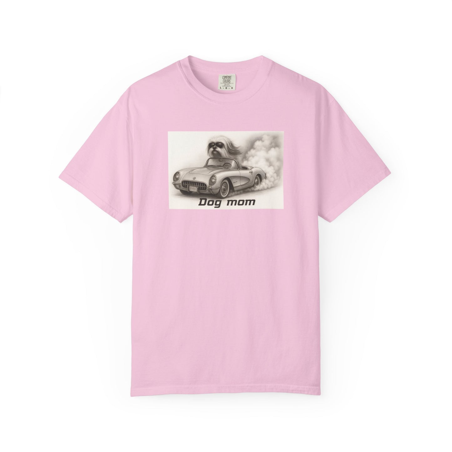 Dog Mom - Lhasa Apso- “Cool Dogs in Cool Cars” T-Shirt Collection! 🐶🚗