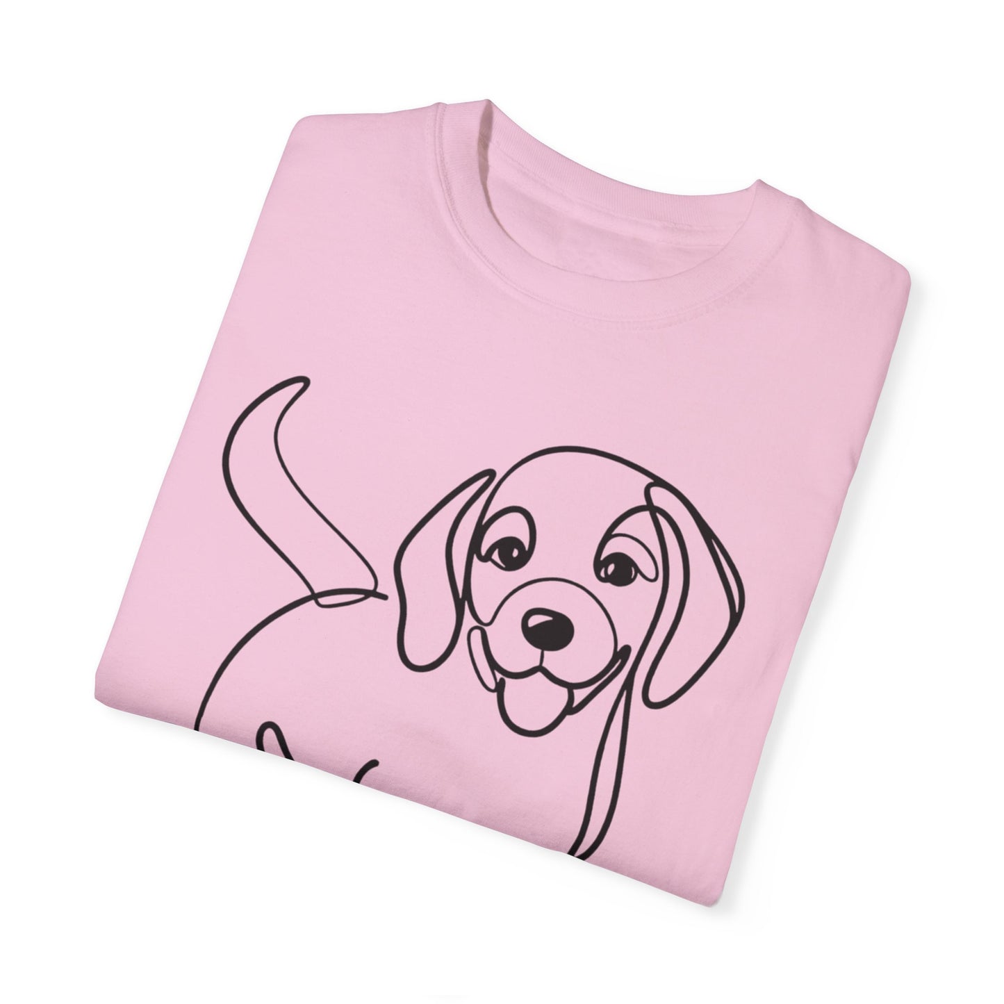 I๐ถ Nose First โ Minimalist Beagle Line Art Tee - Perfect for Dog Lovers
