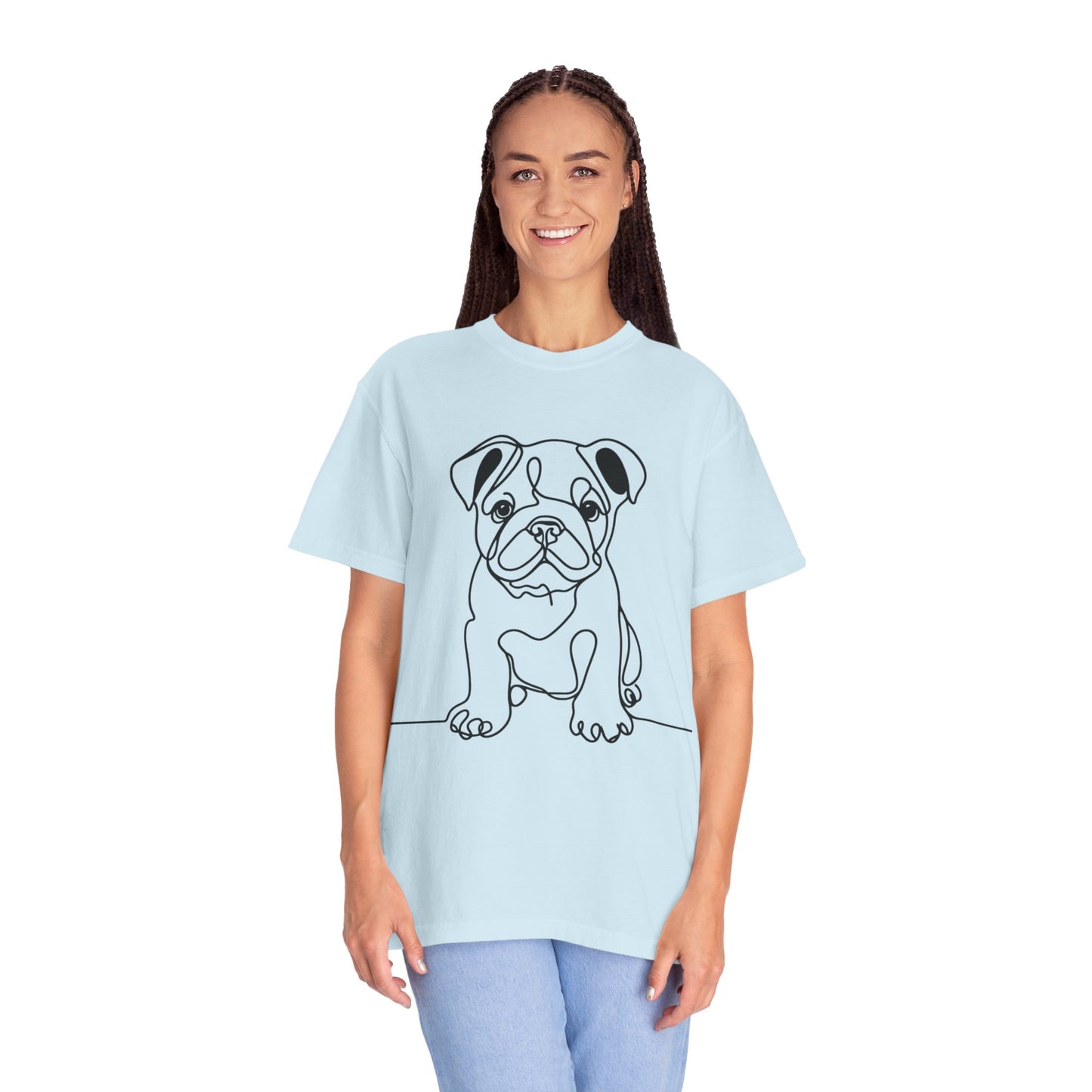 Adorable Bulldog Graphic Unisex T-Shirt