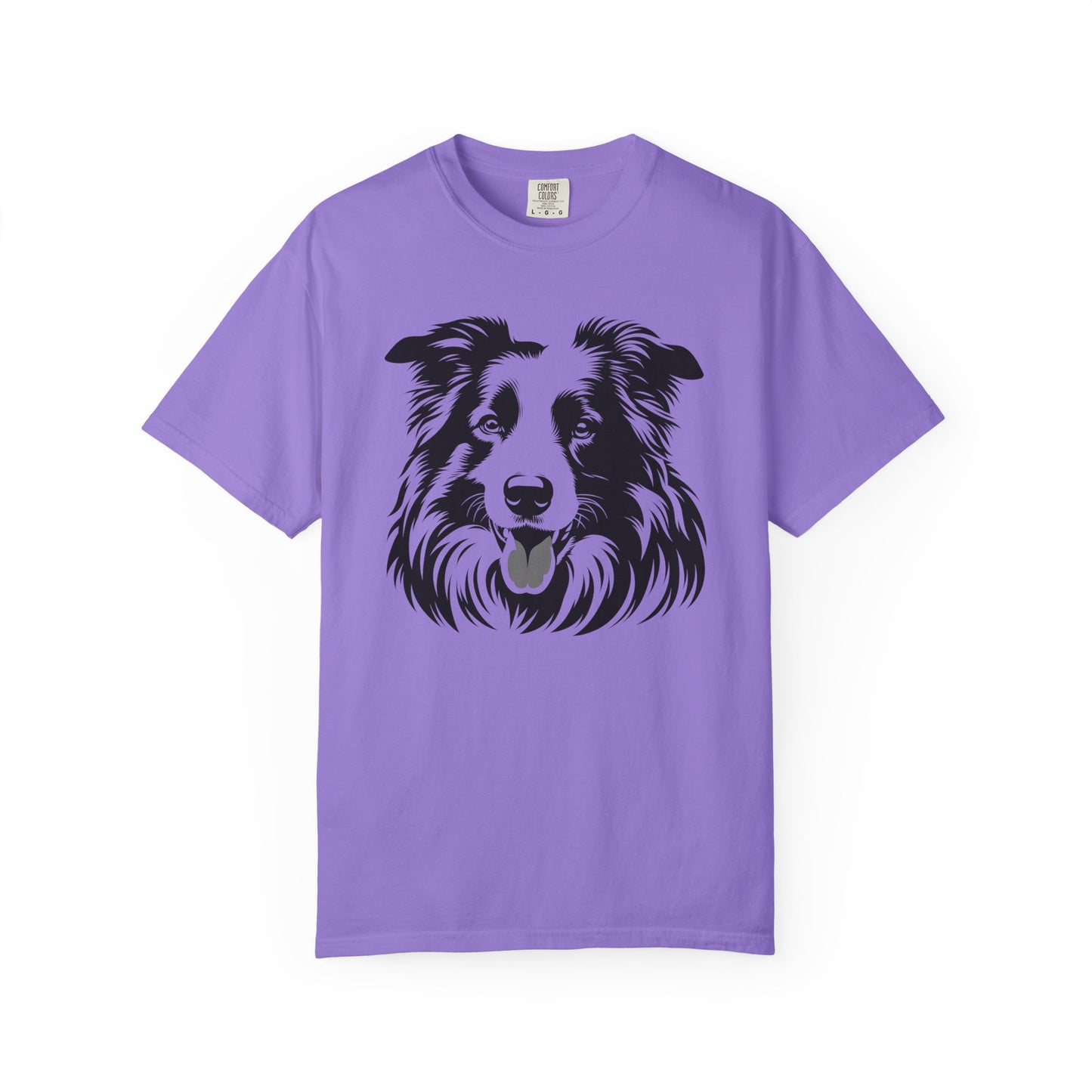 🖤 The Classic Collie – B/W Art Border Collie Tee - Perfect Gift for Dog Lovers