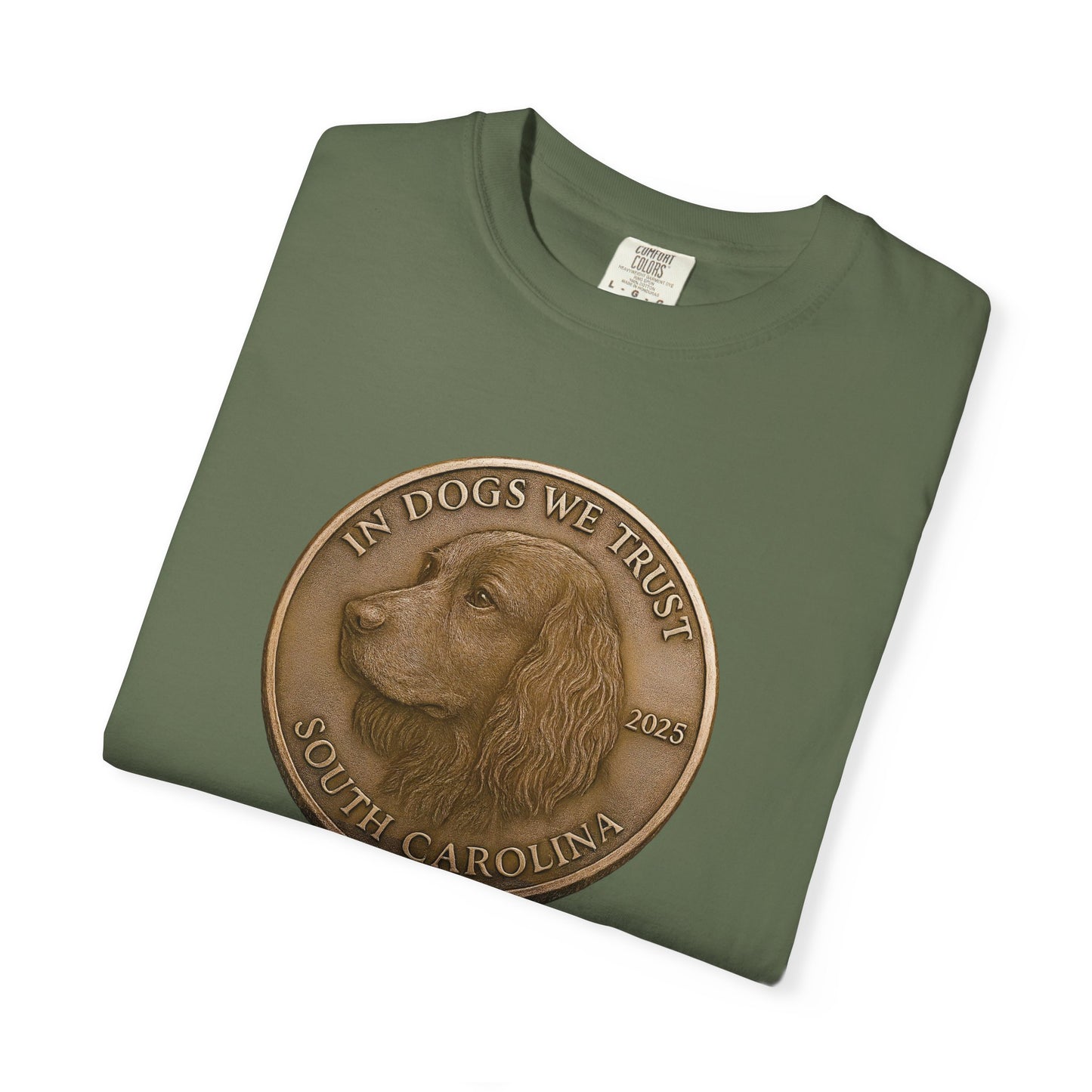 South Carolina State Coin T-Shirt Collection - Proud Dog Breed Illustrations