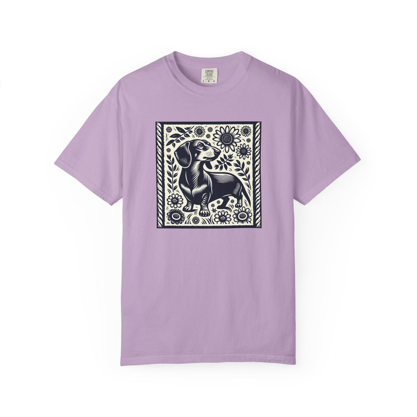 Dachshund Floral Unisex T-Shirt - Perfect for Dog Lovers